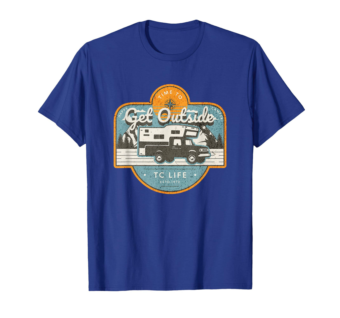 Mountain Adventure Truck Bed Camper for Forest Off-Road Fun T-Shirt