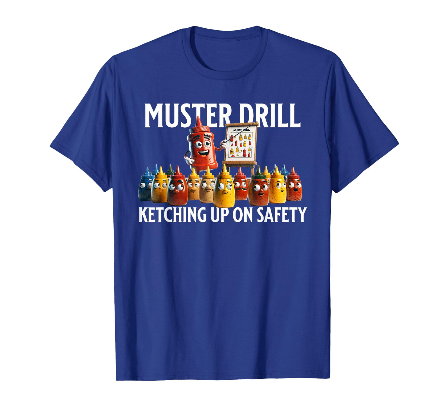 Funny Boat Cruise muster drill safety sea vacation T-Shirt