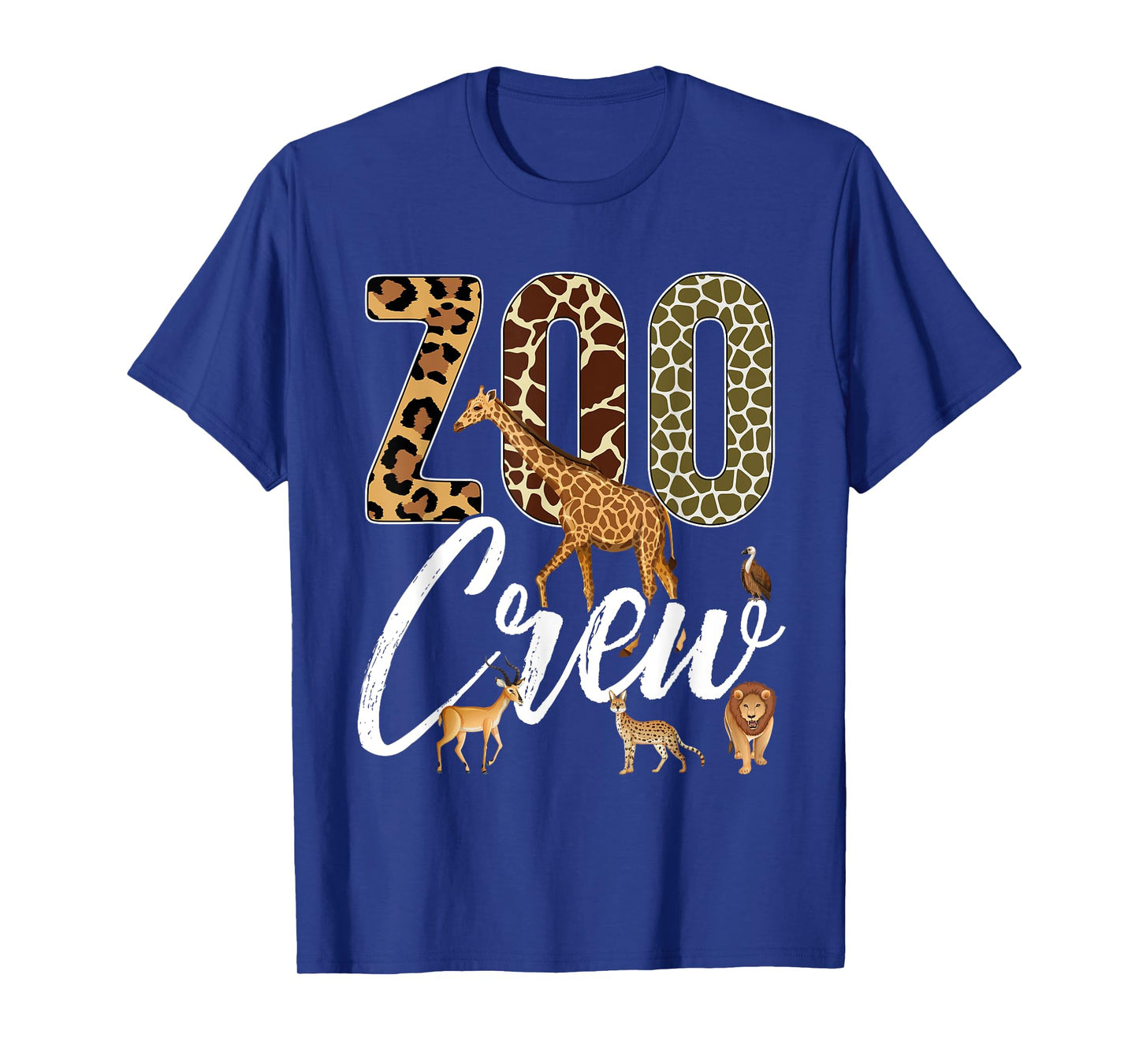 Zoo Crew Animals Safari Guide Vacation Wildlife Jungle Fan T-Shirt
