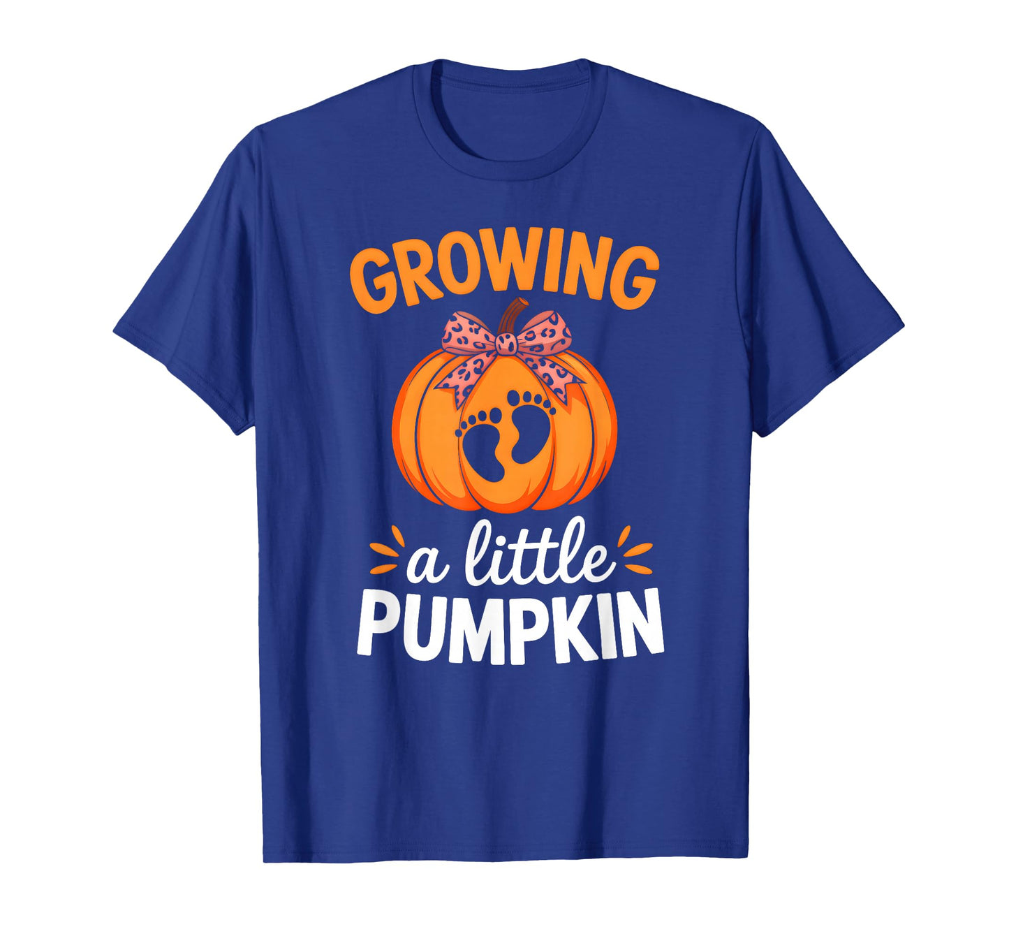 Growing A Little Pumpkin Maternity Thanksgiving Mom Mother T-Shirt