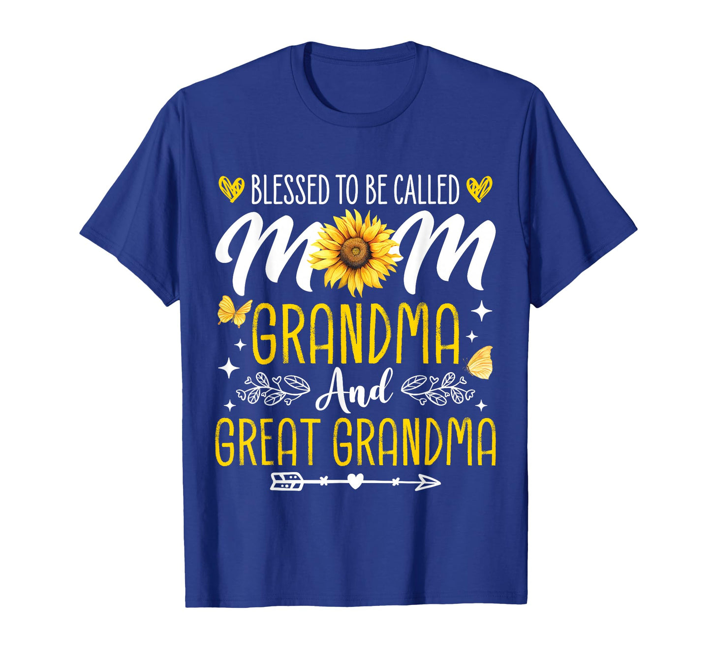 Mother's Day Blessed To Be Called Mom Grandma Great Grandma T-Shirt
