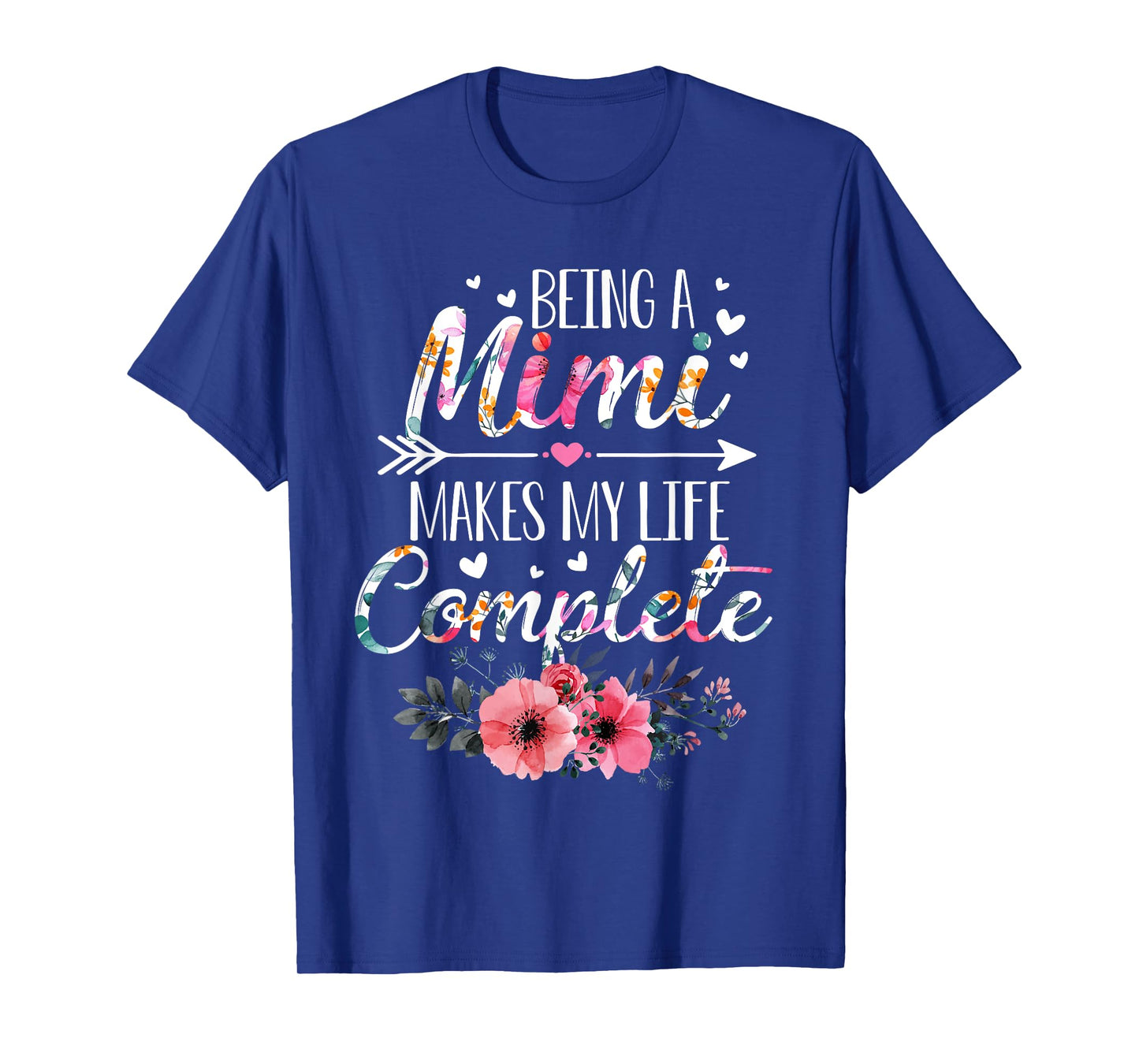 Being A Mimi Makes My Life Complete Announcement Grandparent T-Shirt