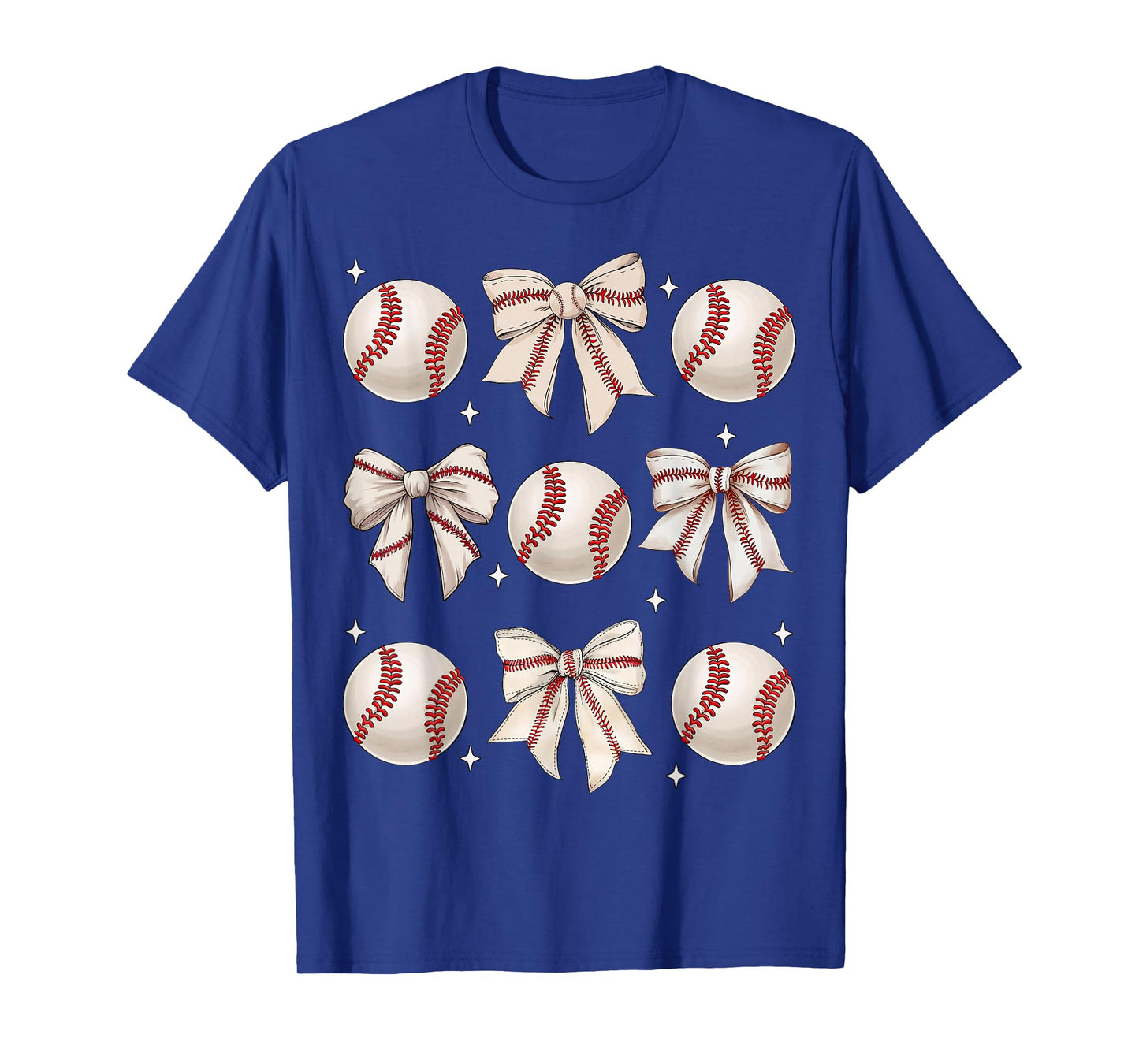 Baseball Coquette Bow Baseball Mom Mothers Day Baseball Mama T-Shirt