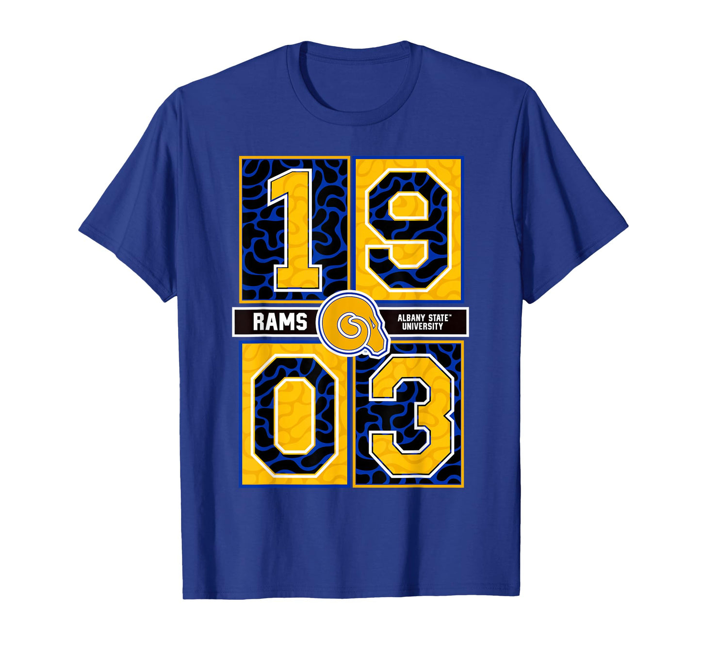Albany State University - Rams Concrete Date HBCU T-Shirt