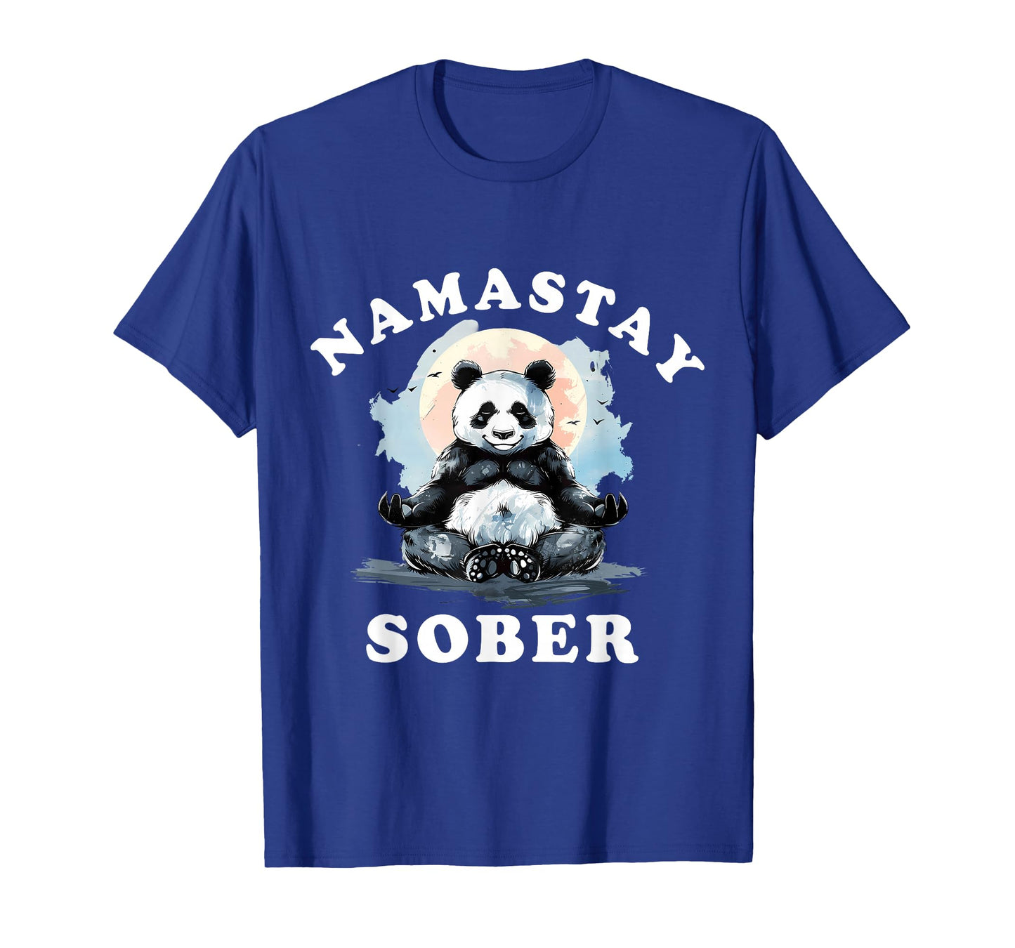 Bear Namastay Sober NA AA Alcoholics Anonymous Mediation T-Shirt