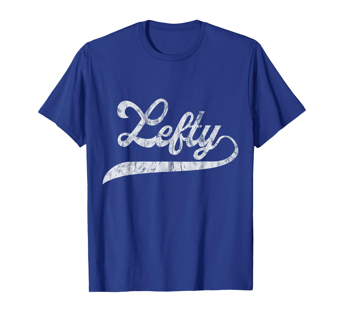 Lefty Left Handed Pride Southpaw Softball Script T-Shirt