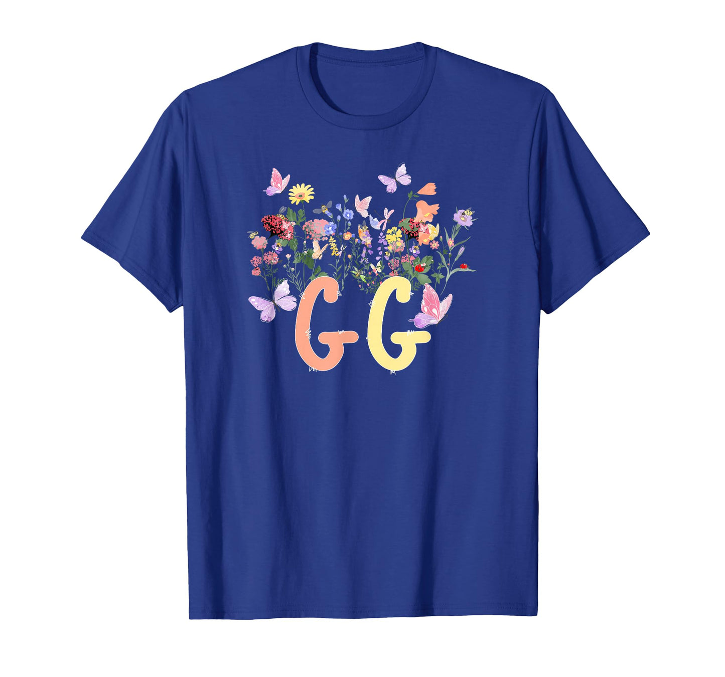 GG Flowers GG Grandmother GG Grandma T-Shirt