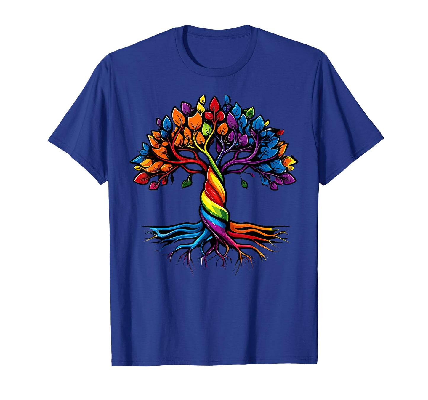 Tree Of Life Rainbow LGBT Gay Lesbian Pride Flag Ally T-Shirt