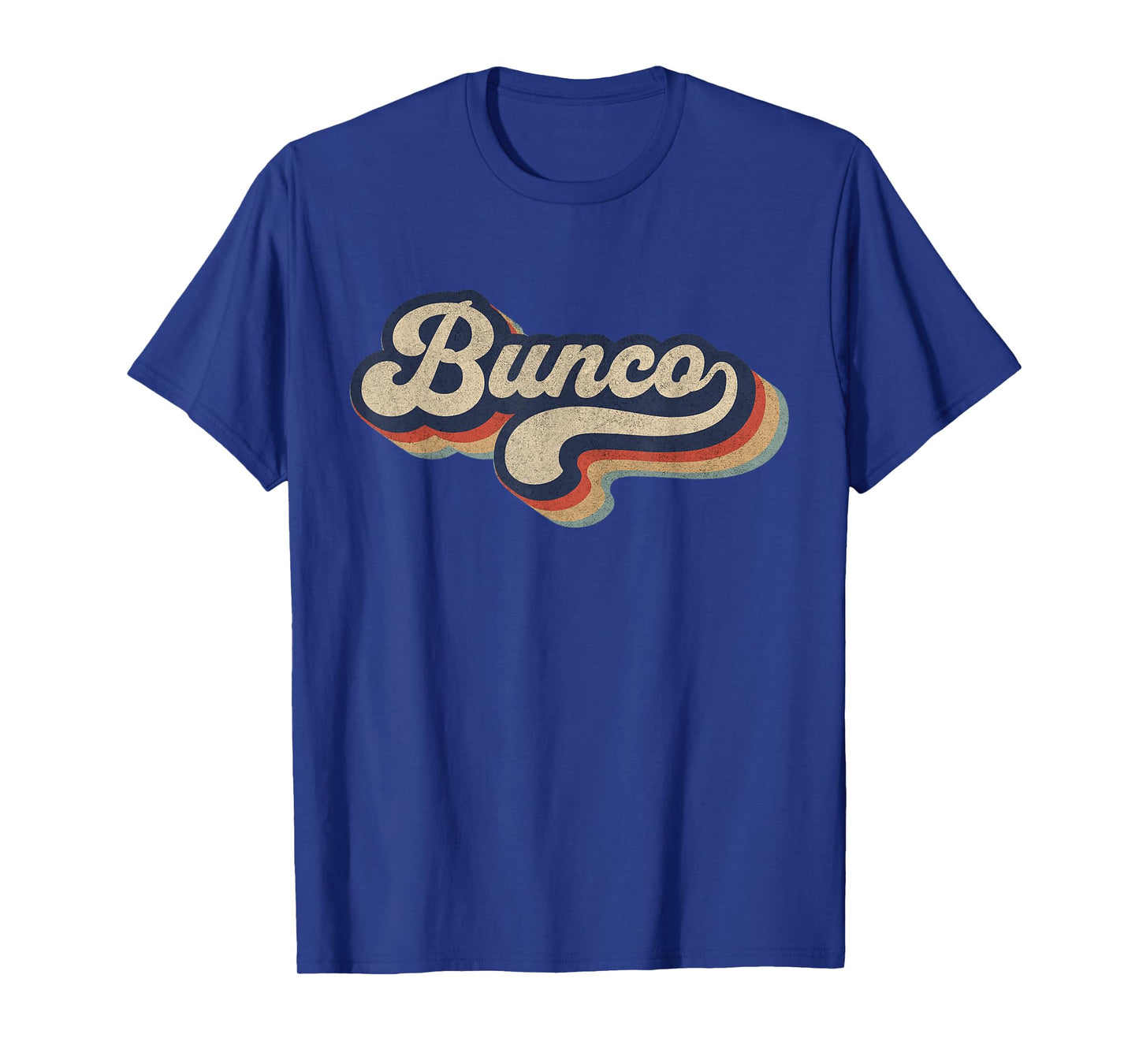 Brunco Vintage Bunco Dice Game Mens Womens T-Shirt