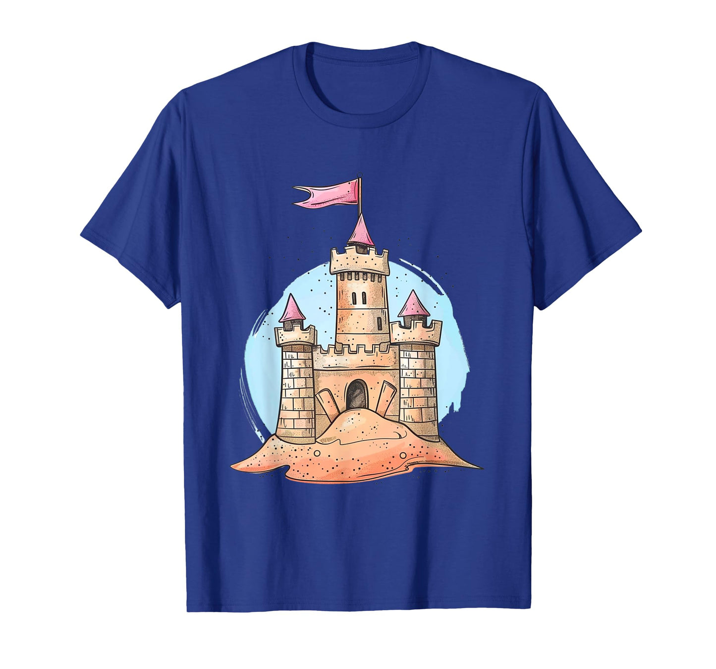 Sandcastle Dreams Beach Fun Kids Design T-Shirt