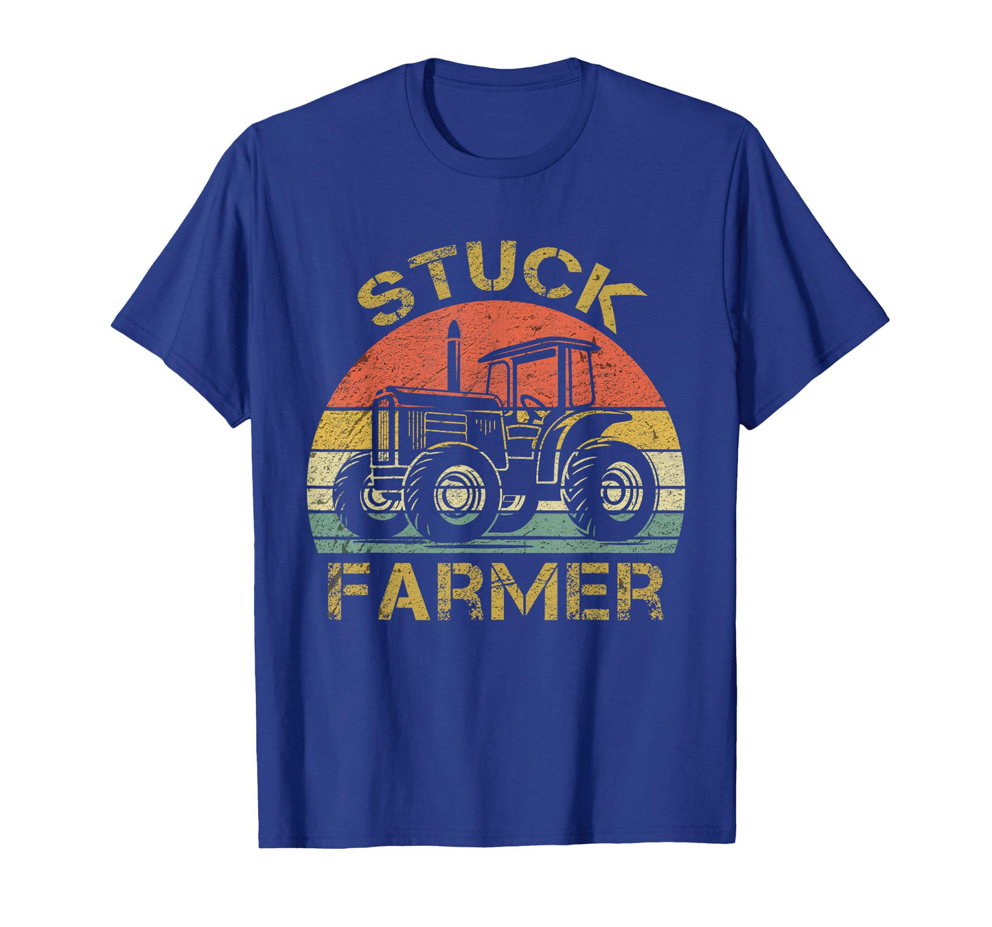 Funny Vintage Stuck Farmer , farmer men women and kids T-Shirt