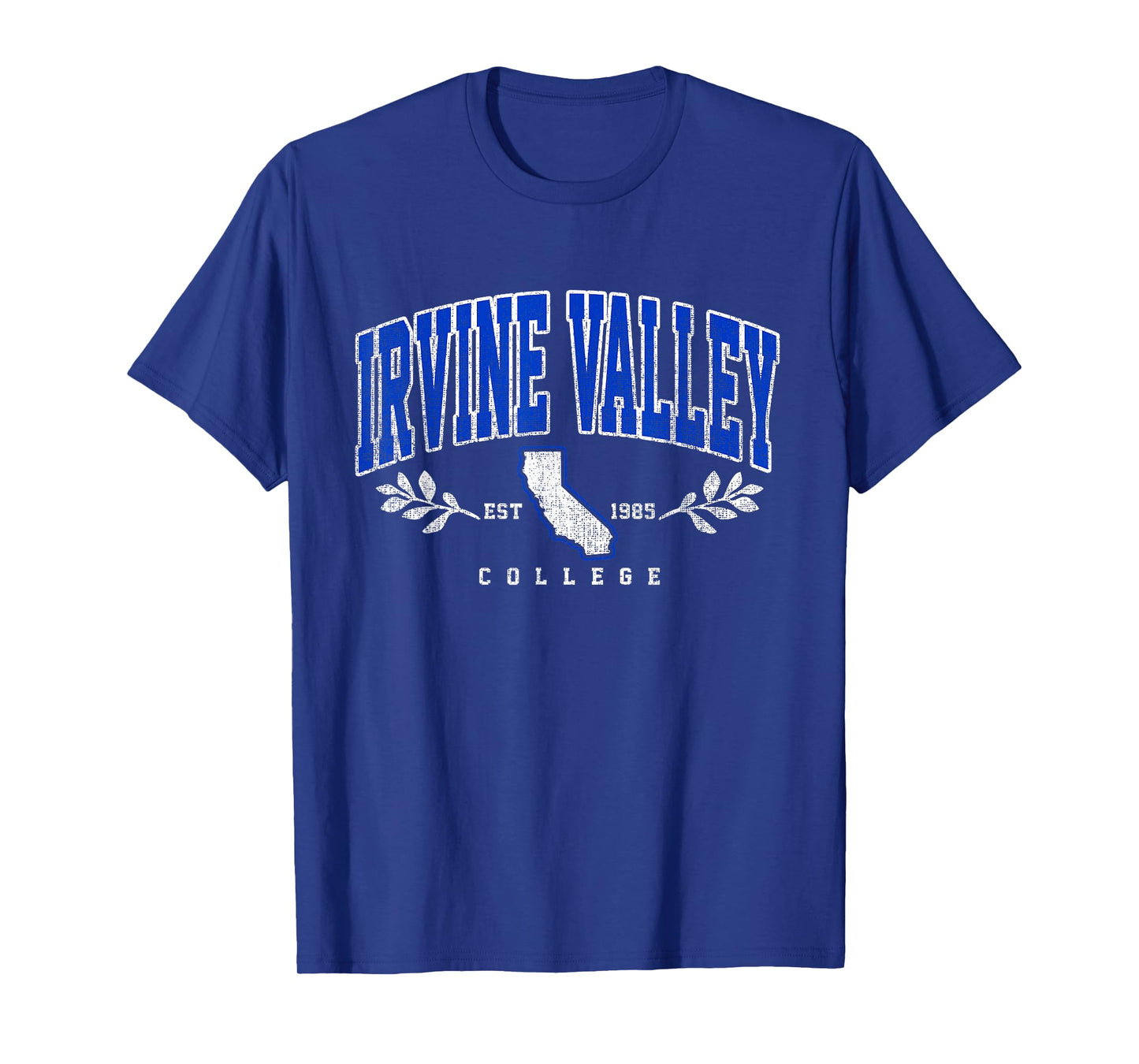 Irvine Valley Arch Athletic Retro Sports Tee Men Women T-Shirt