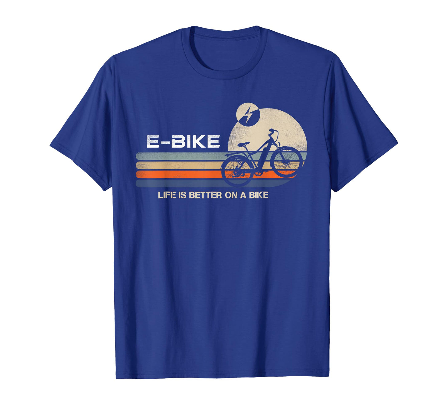 E-BIKE Retro Electric Bicycle Vintage Cycling Life is better T-Shirt