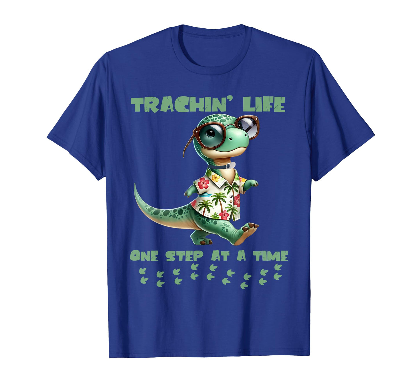 Trachin Life One Step at a Time Tracheostomy Awareness T-Shirt