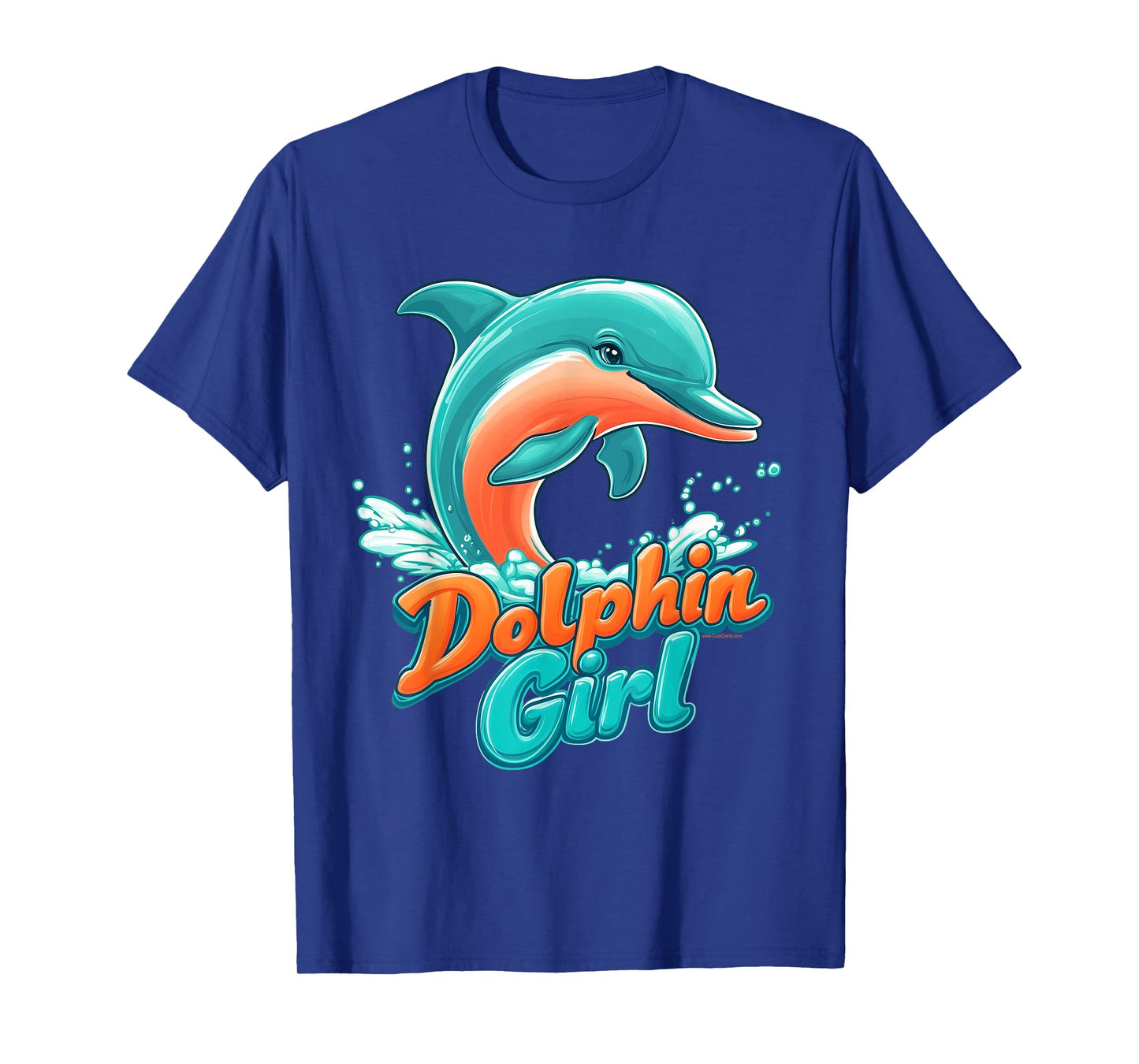 Dolphin Girl Florida Souvenir Miami Beach Gift for Women T-Shirt