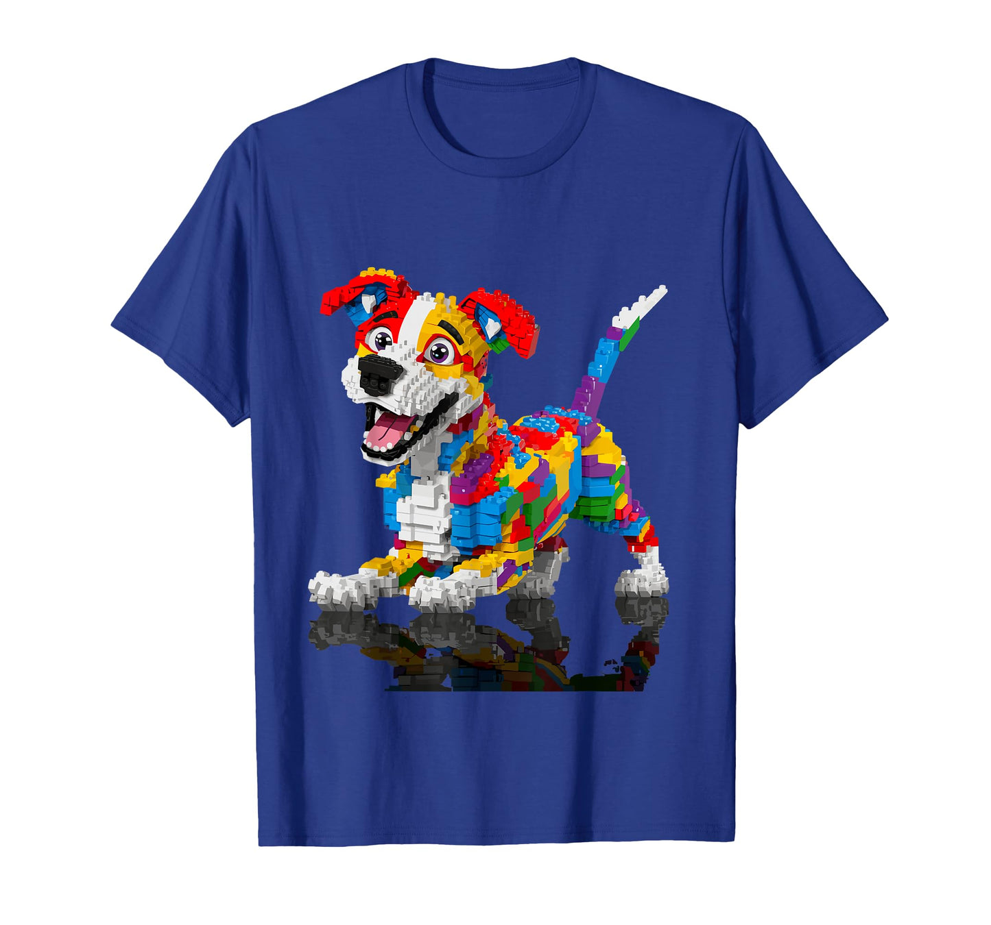 Master Builder Kids Building Blocks Dog Brick Builder T-Shirt