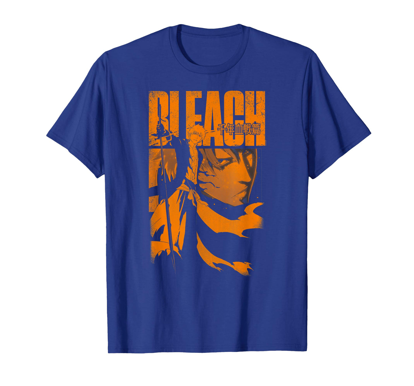 BLEACH: Thousand Year Blood War Orange Ichigo Pose Anime T-Shirt