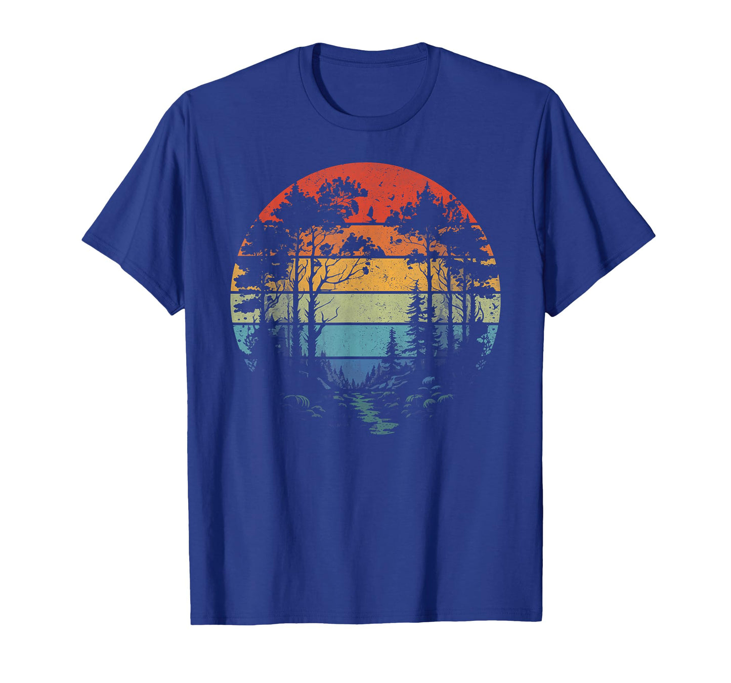 Wildlife Trees Outdoors Nature Retro Forest Vintage T-Shirt