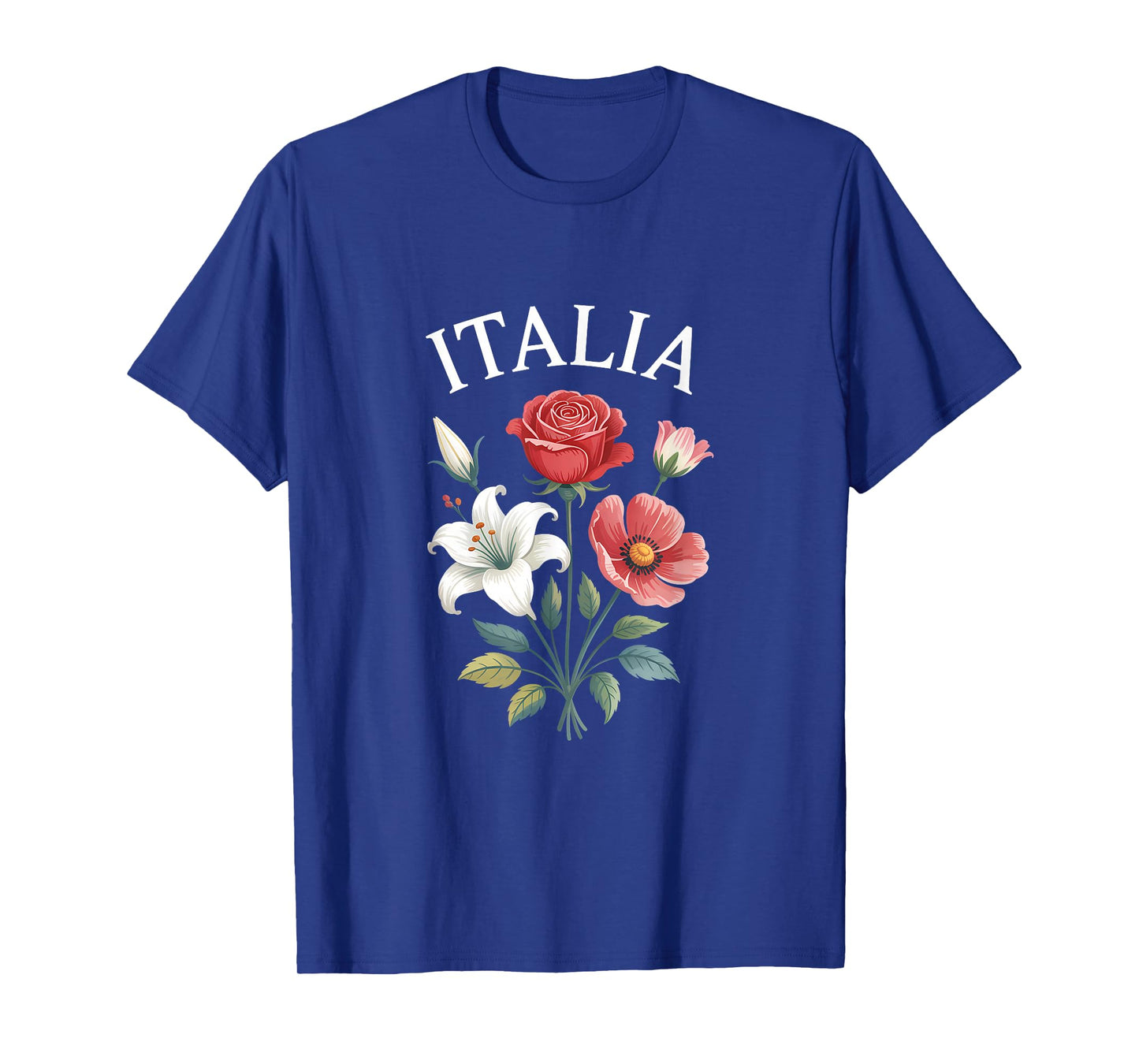Italia Floral Bouquet Heritage Design T-Shirt