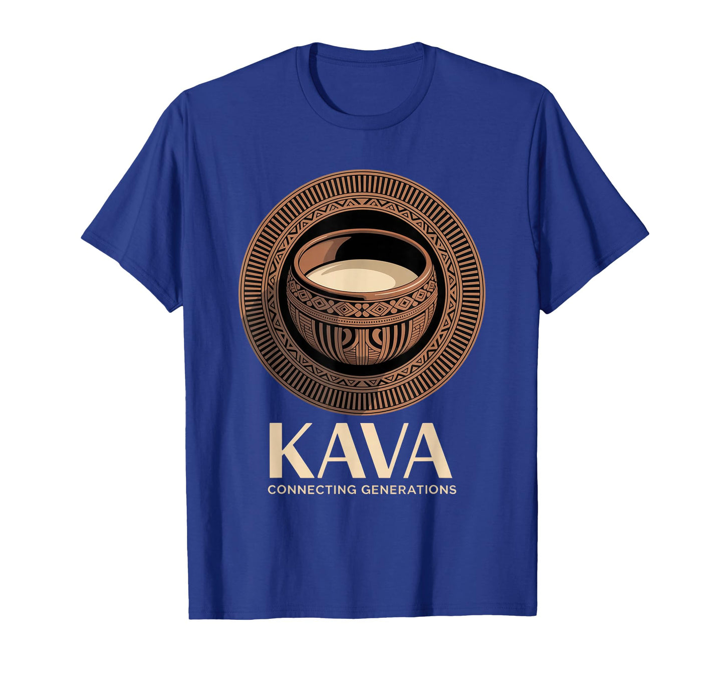 Pacific Island Kava Culture Artwork Design T-Shirt
