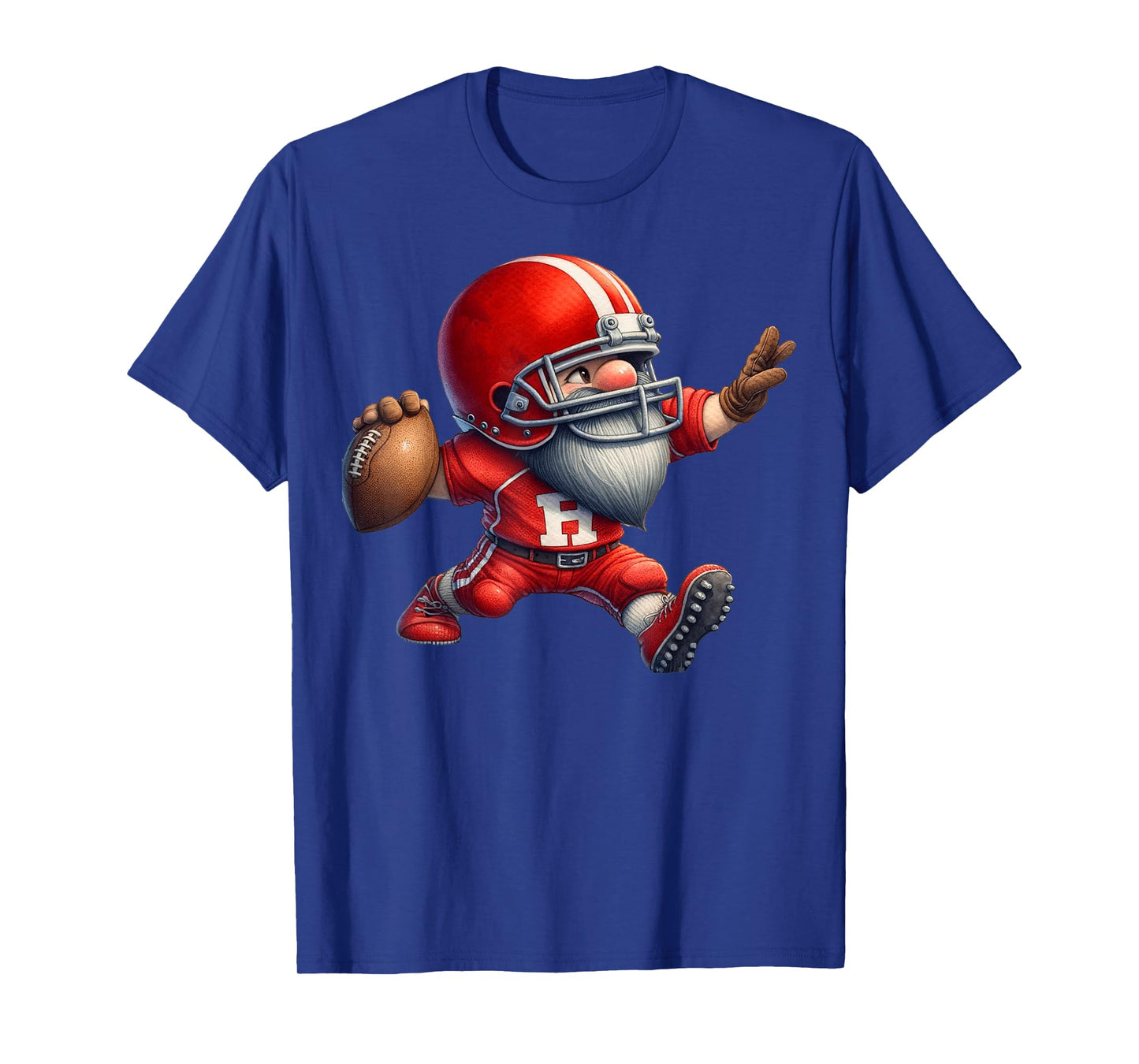 Funny American Football Gnome Graphic For Football Season T-Shirt
