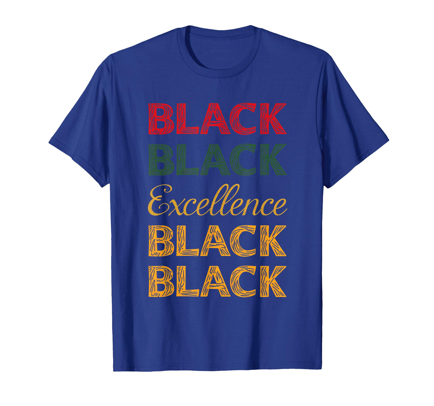 Black Excellence Afro Black History Month Motivation T-Shirt