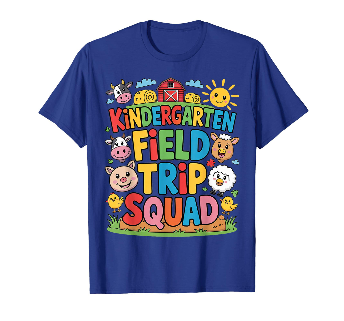 Farm Trip Field Trip Squad Farm Visit Kindergarten T-Shirt