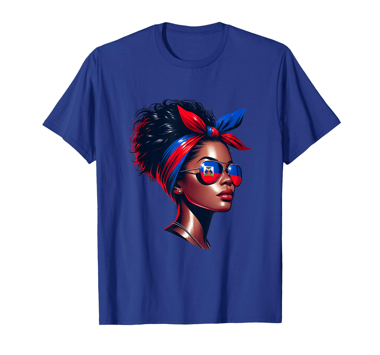 Haitian Flag Day Queen Haiti Flags Men Women Boys Girls Kids T-Shirt