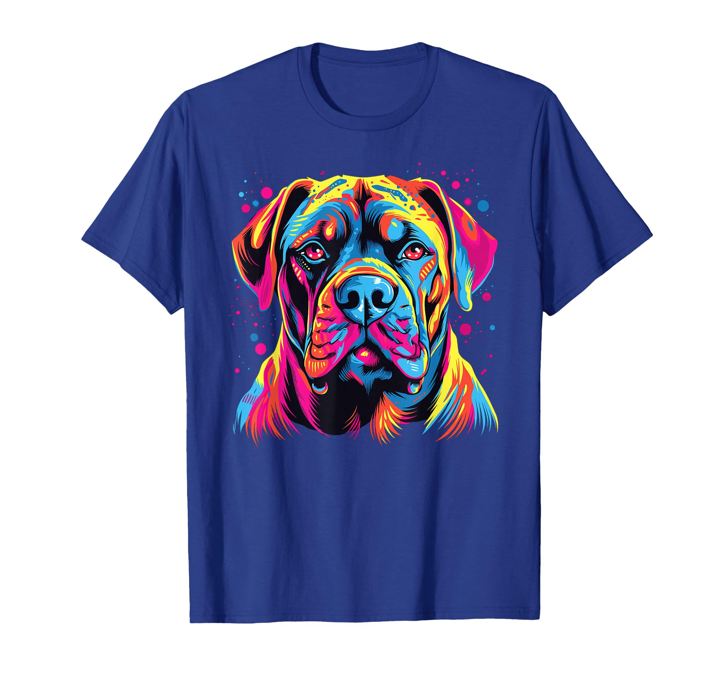 Watercolor Colorful Boerboel Dog Men Women Girls Kids T-Shirt