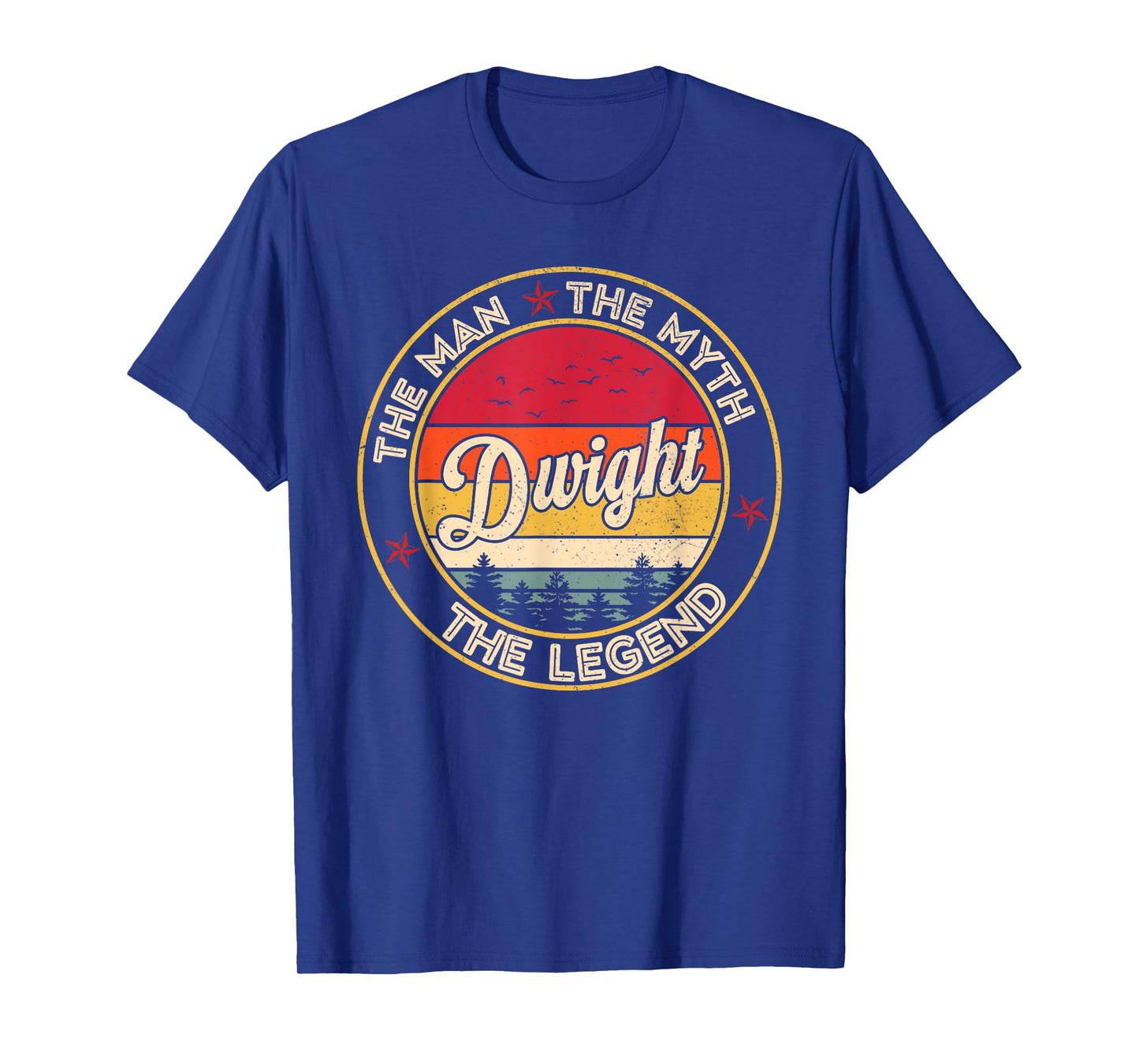 Dwight The Man The Myth The Legend Personalized Name T-Shirt