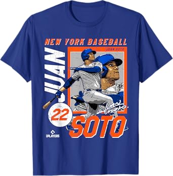 Juan Soto | New York MLB Baseball Players| MLBJSO205M T-Shirt