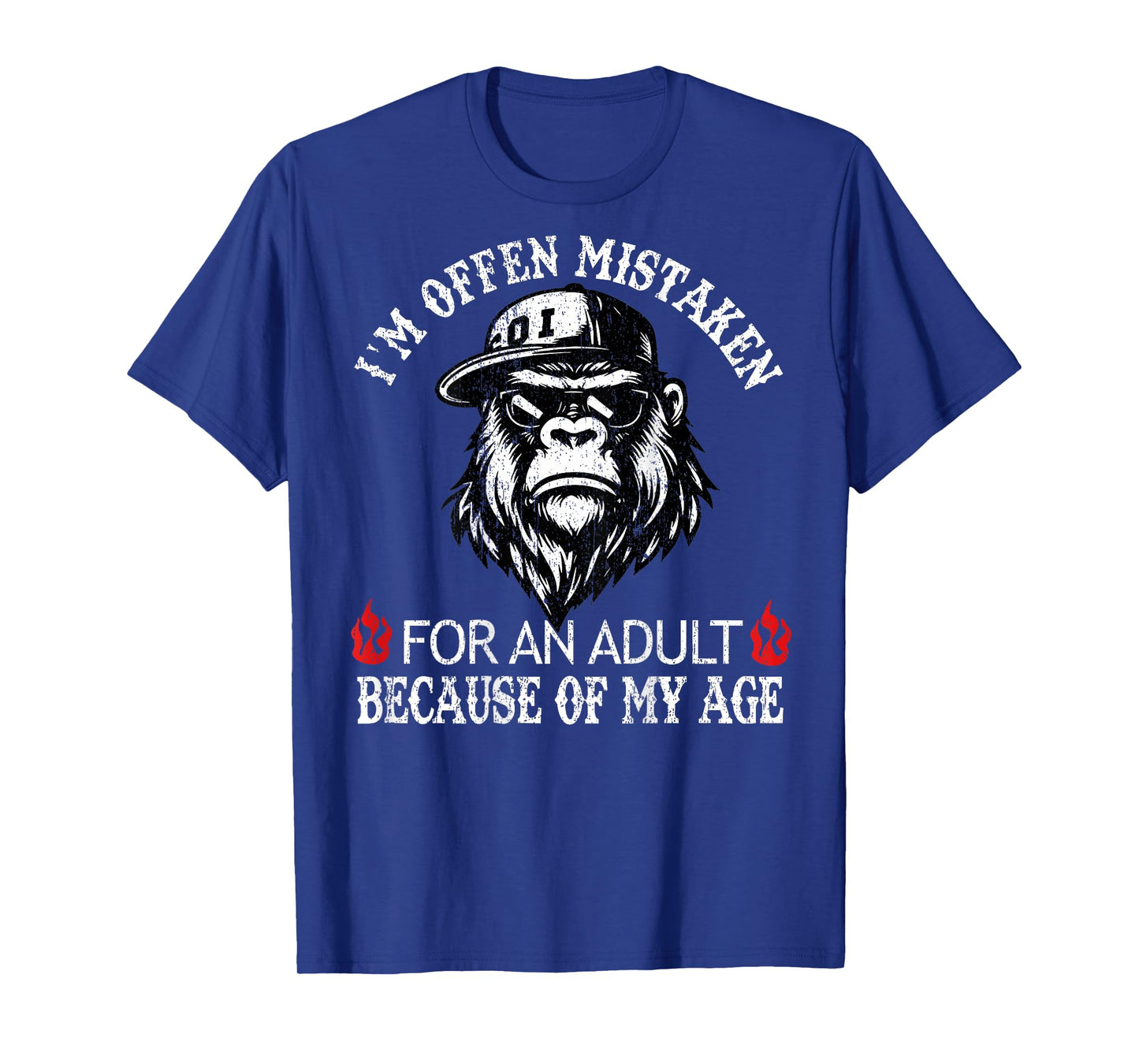 I'm Often Mistaken for an Adult Because of My Age Monkey T-Shirt