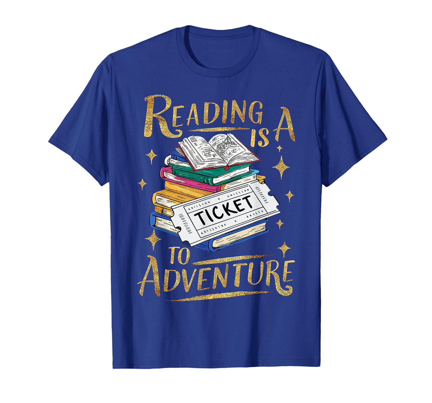 Book Adventure Library Student Teacher Book Men Women Girls Kids T-Shirt