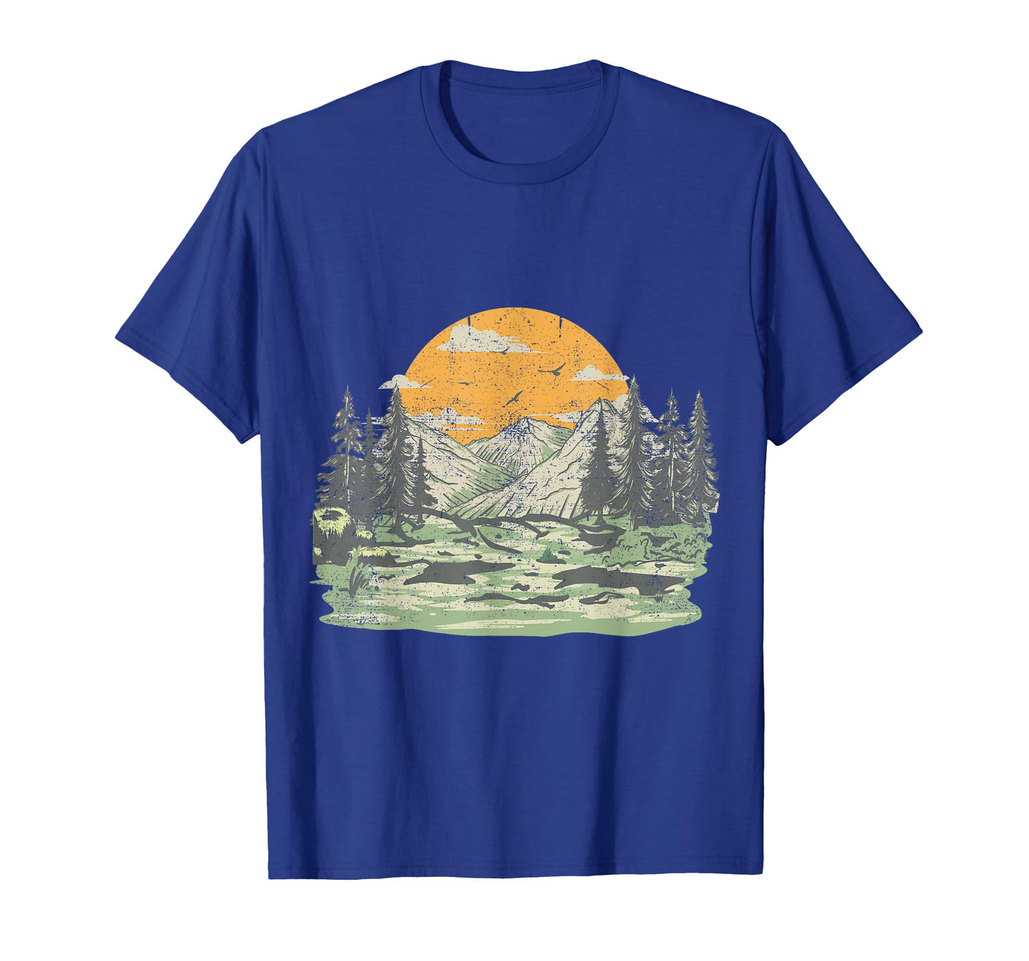 Outdoor Tree Nature Lover Wildlife Retro Forest T-Shirt