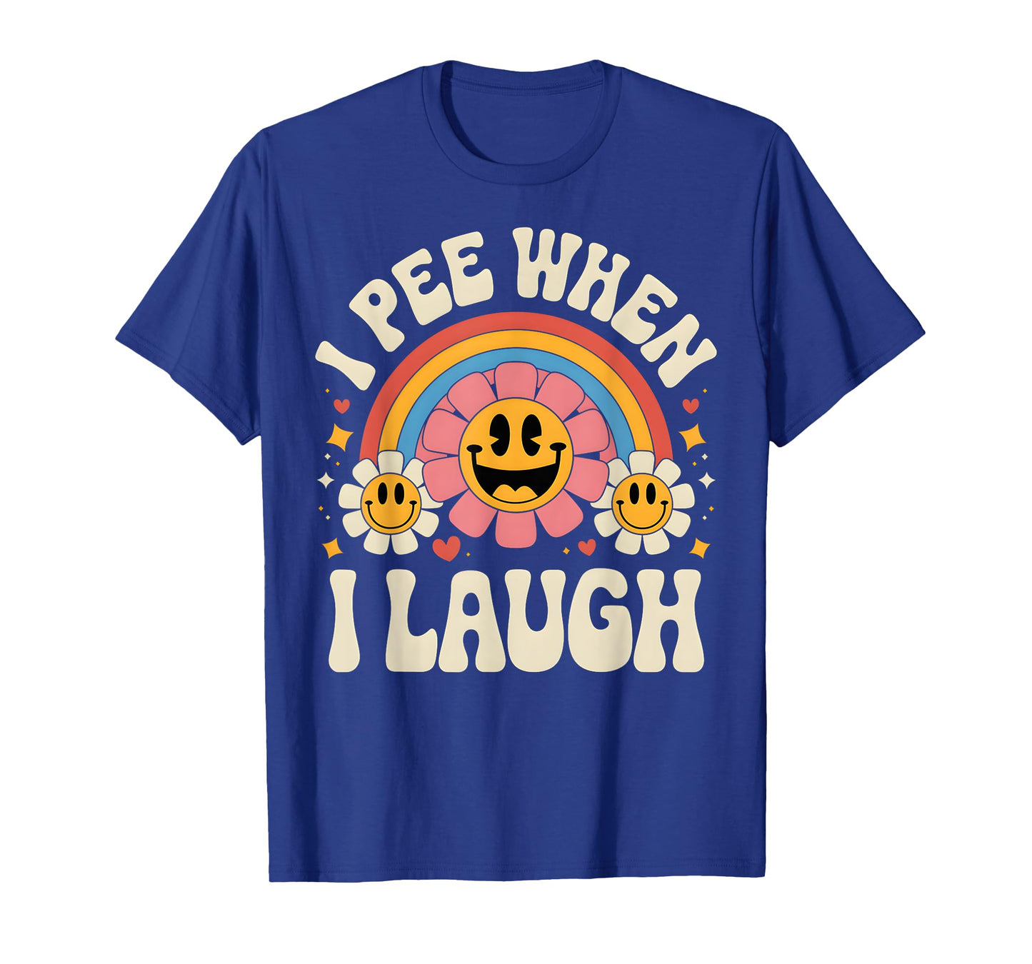 Funny Hilarious I Pee When I Laugh Retro Humor for Adults T-Shirt