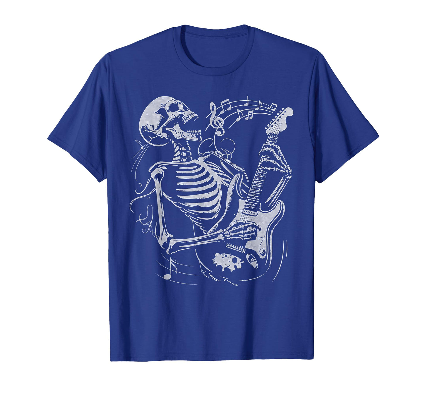 Rock & Roll Skeleton Guitar Playing Guitarist Rockband T-Shirt