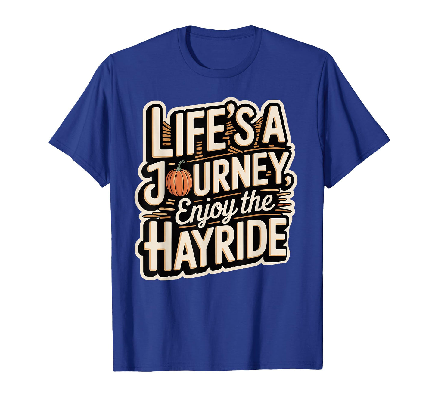 Hayride Scenic Autumn Pumpkin Ride Maze Event T-Shirt
