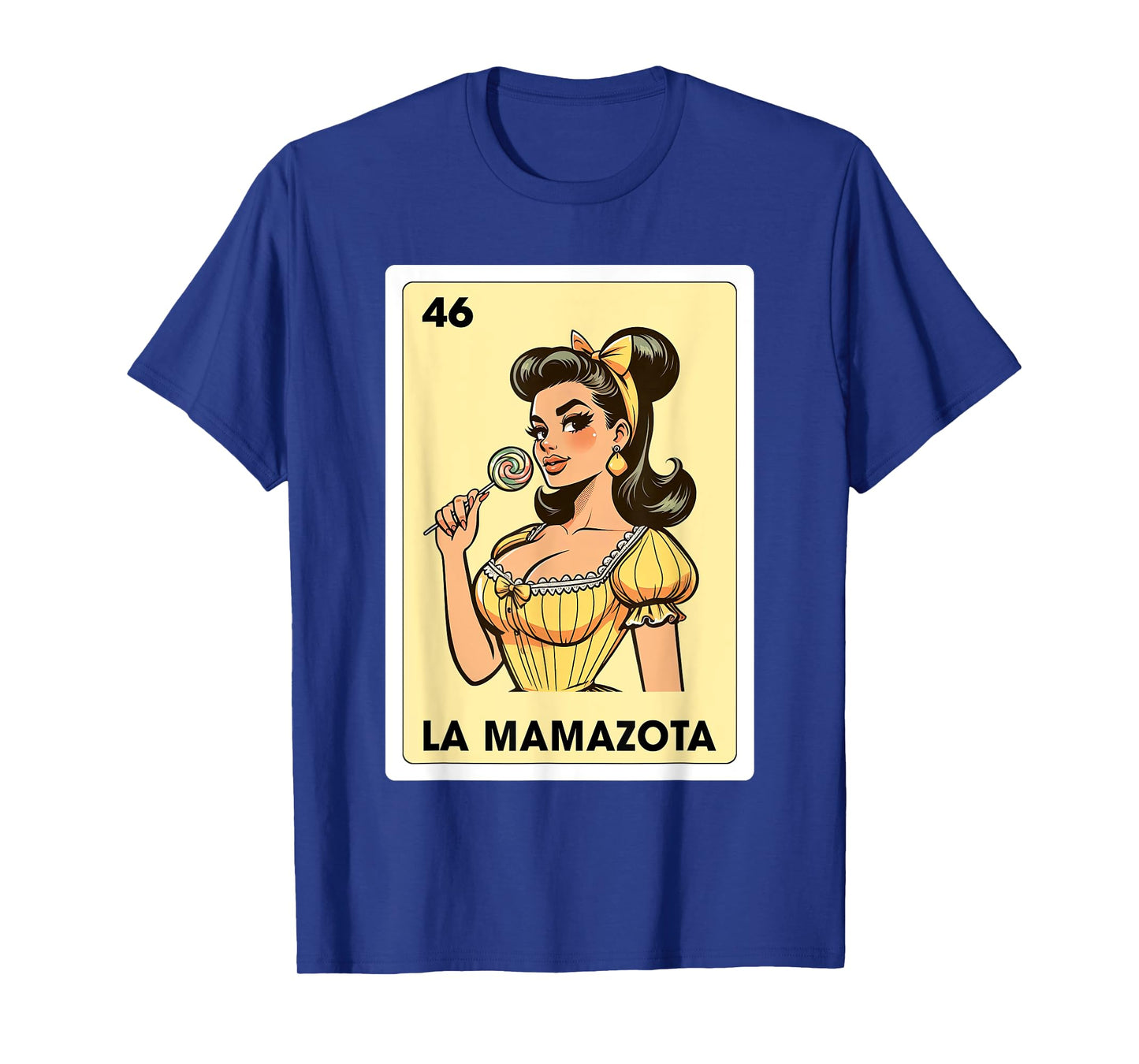 Mexicana Latina Mom Life La Mamazota Mexican Bingo Card T-Shirt