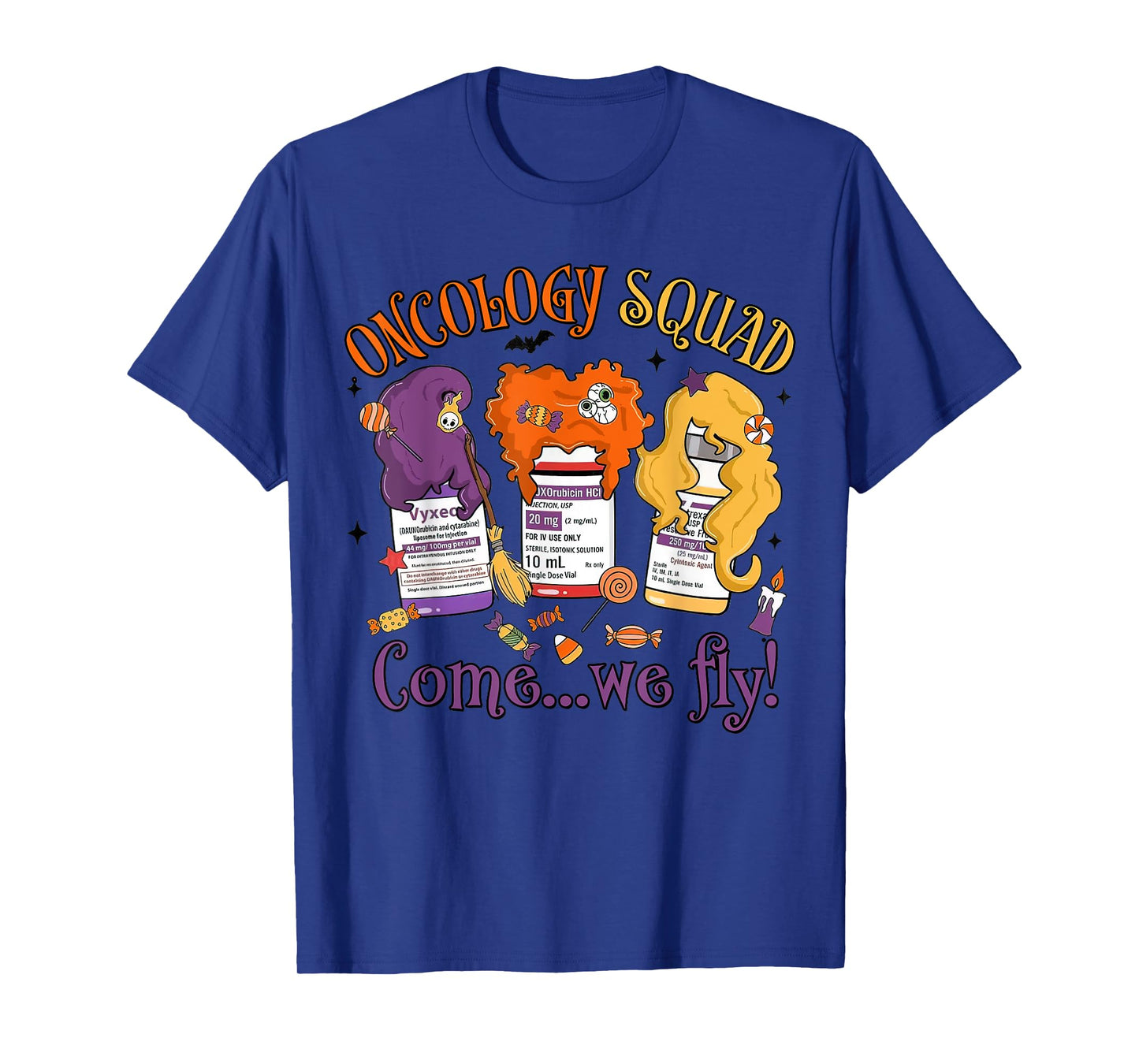 Oncology Nurse Halloween, Pediatric Oncology,Oncology Squad T-Shirt