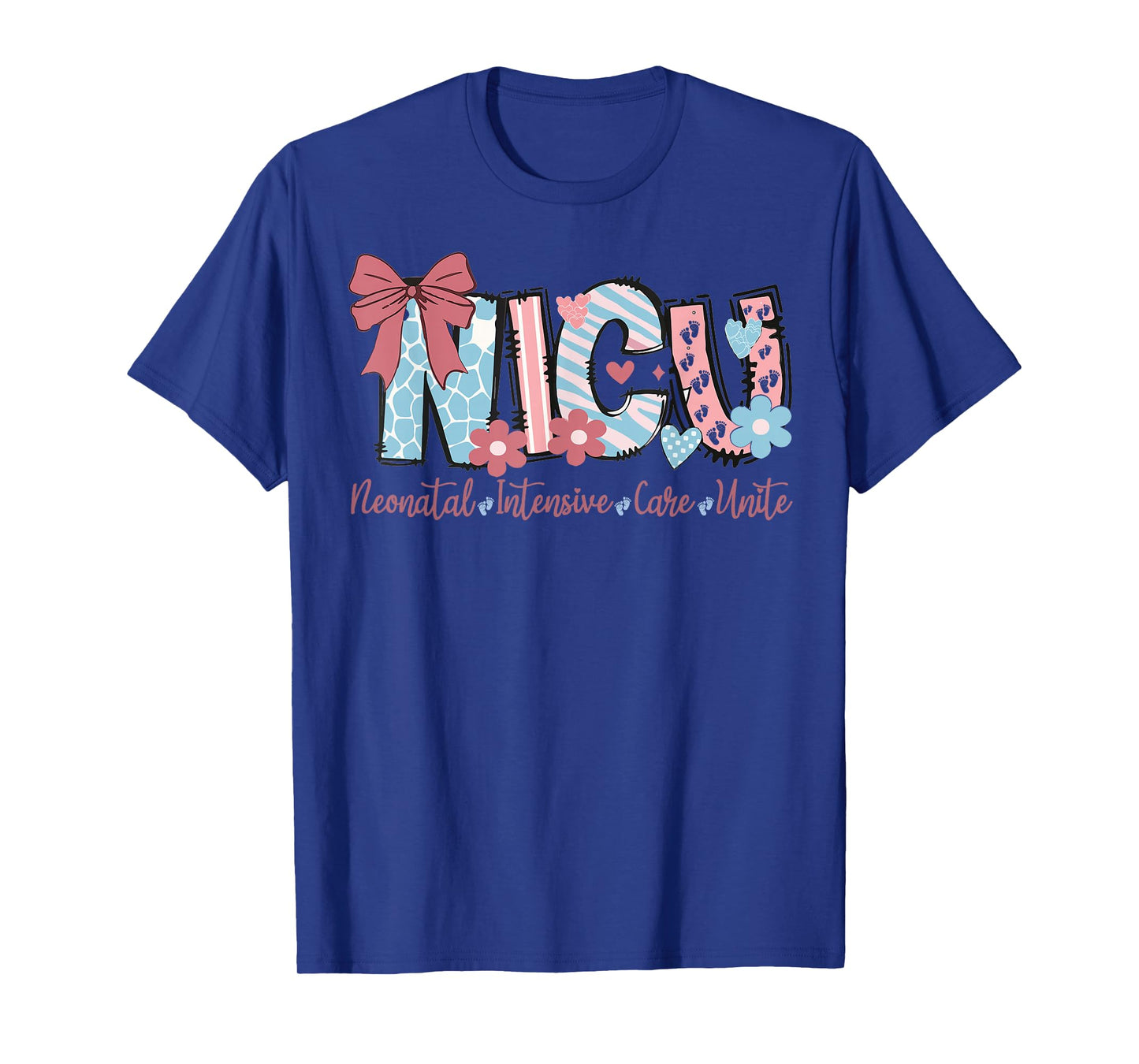 NICU Nurse Week Coquette Bow Nicu Nurse Stethoscope T-Shirt