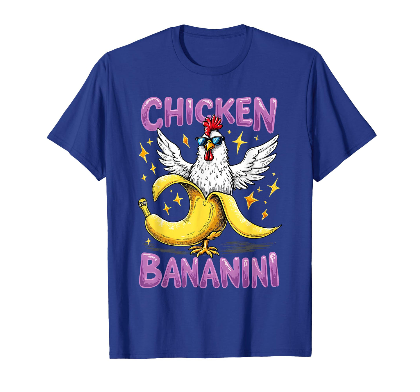 Chicken Bananini Funny Banana Chicken Cool Farm Animal Art T-Shirt