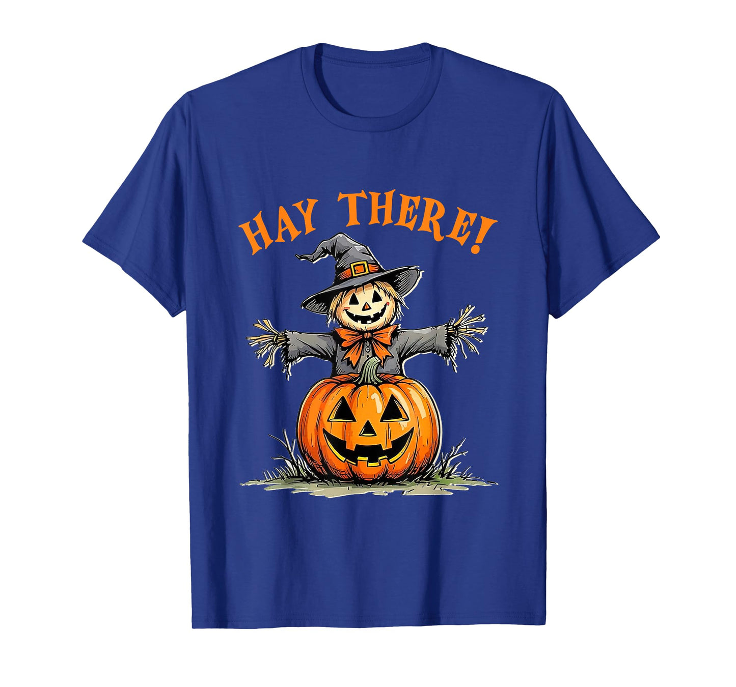 Funny Scarecrow Hay There Fall Halloween Saying T-Shirt