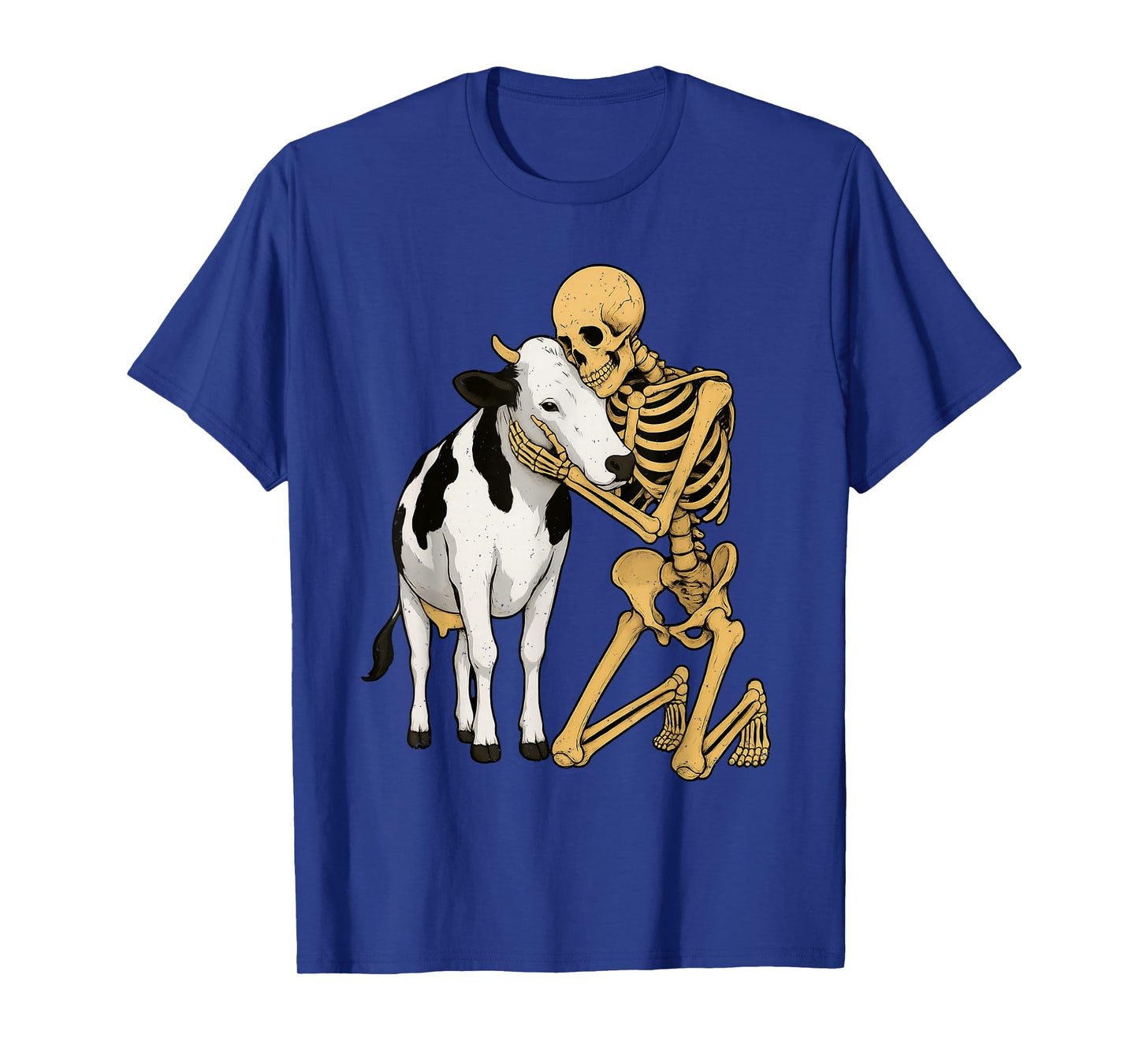 Skeleton Cow Halloween Farm Animal Wildlife Spooky Farmer T-Shirt