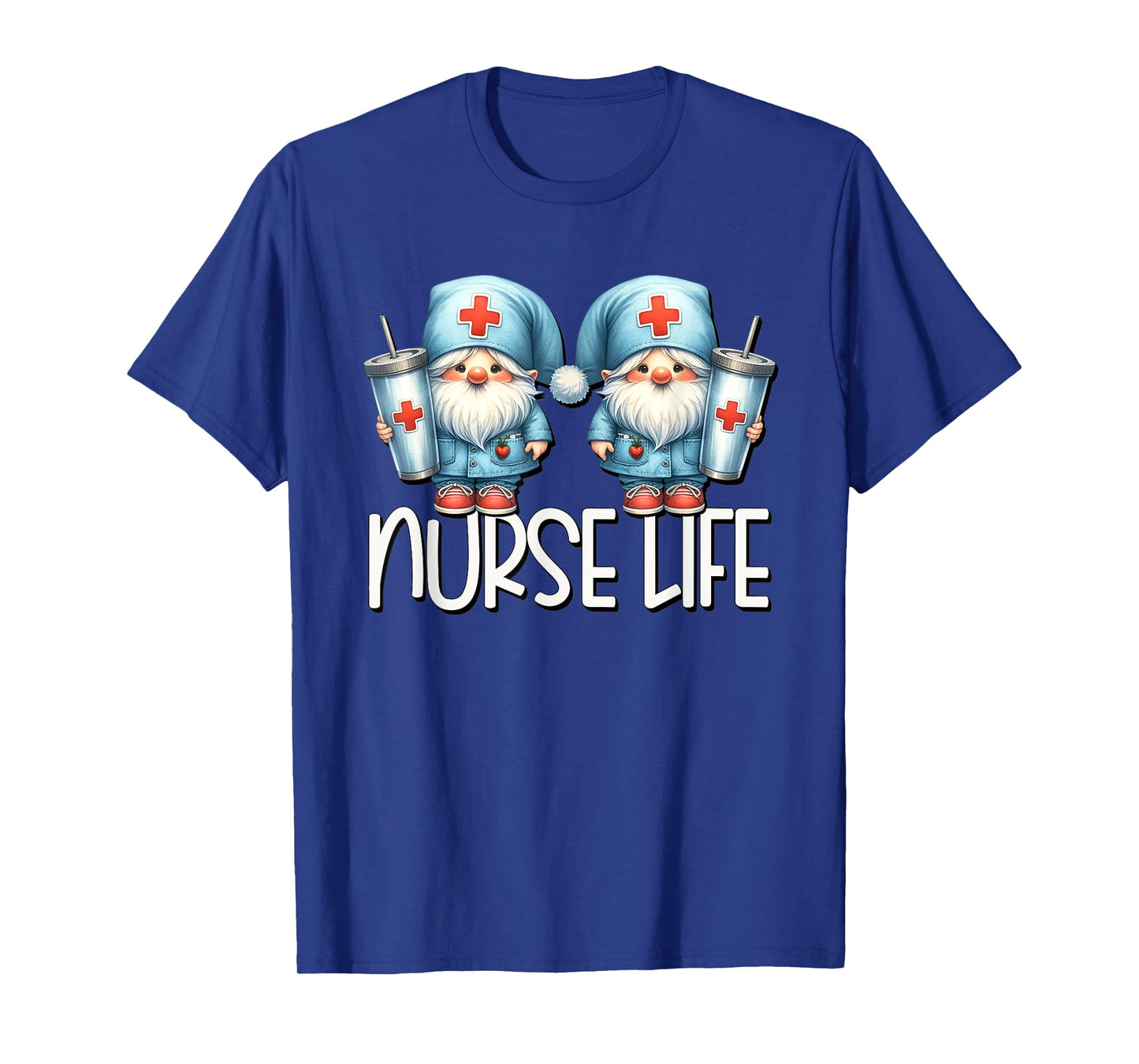 Coffee Nurse Life Needs Coffee Gnome Graphic For Nurses T-Shirt