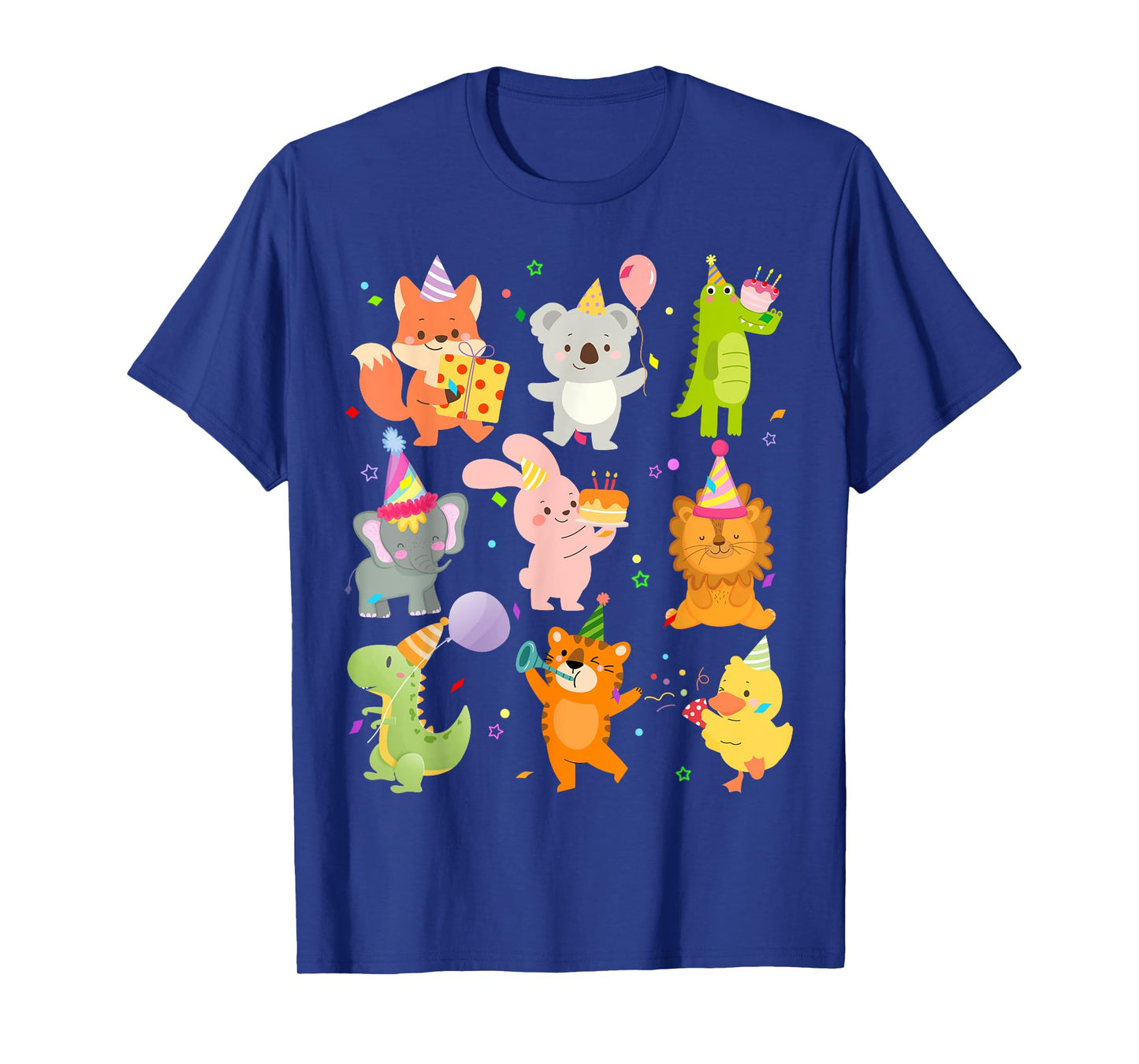 Men Women and Kids Zoo Day Wildlife Animals Birthday Party T-Shirt