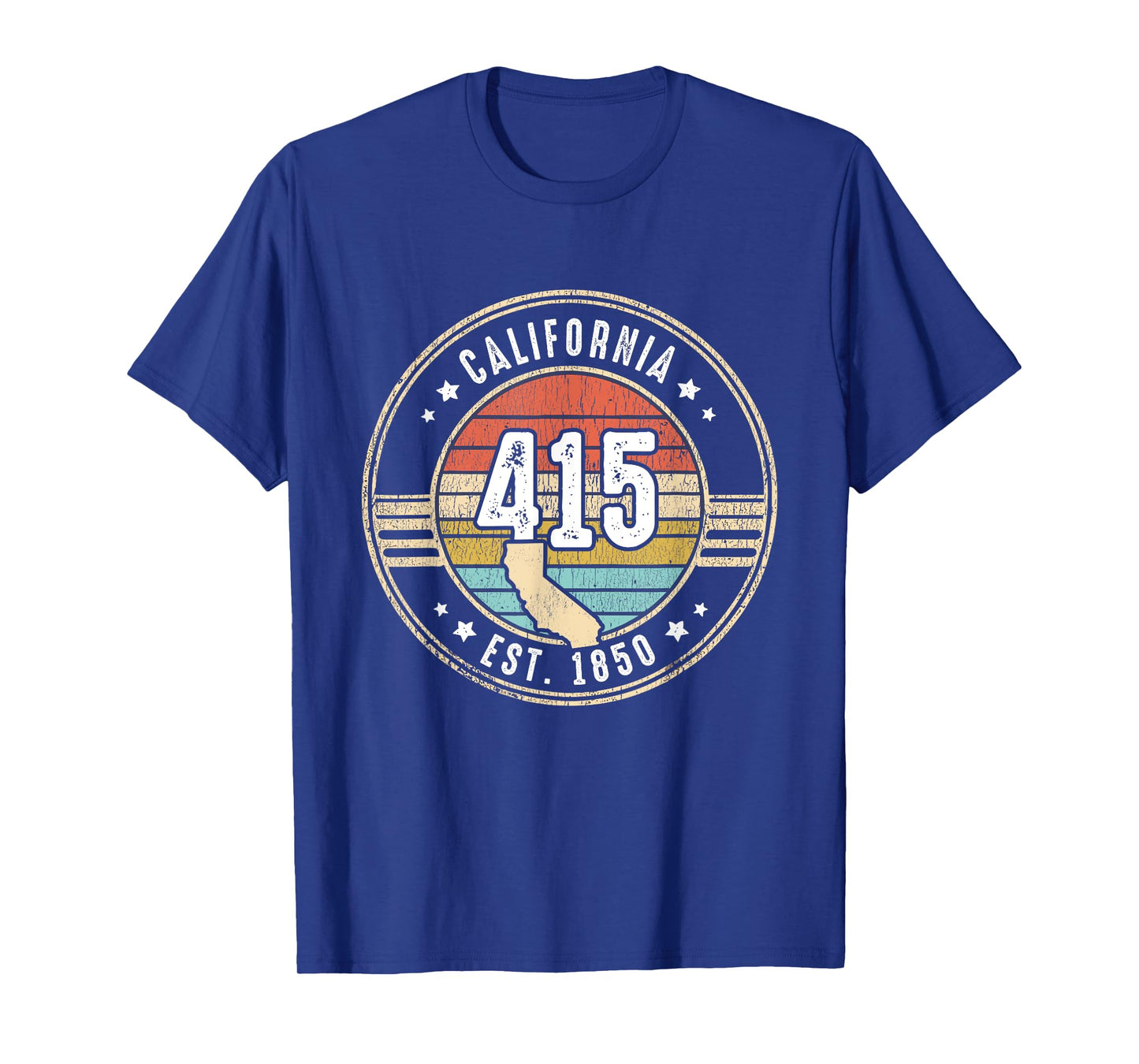 California Area Code 415 Home State Pride Souvenir T-Shirt