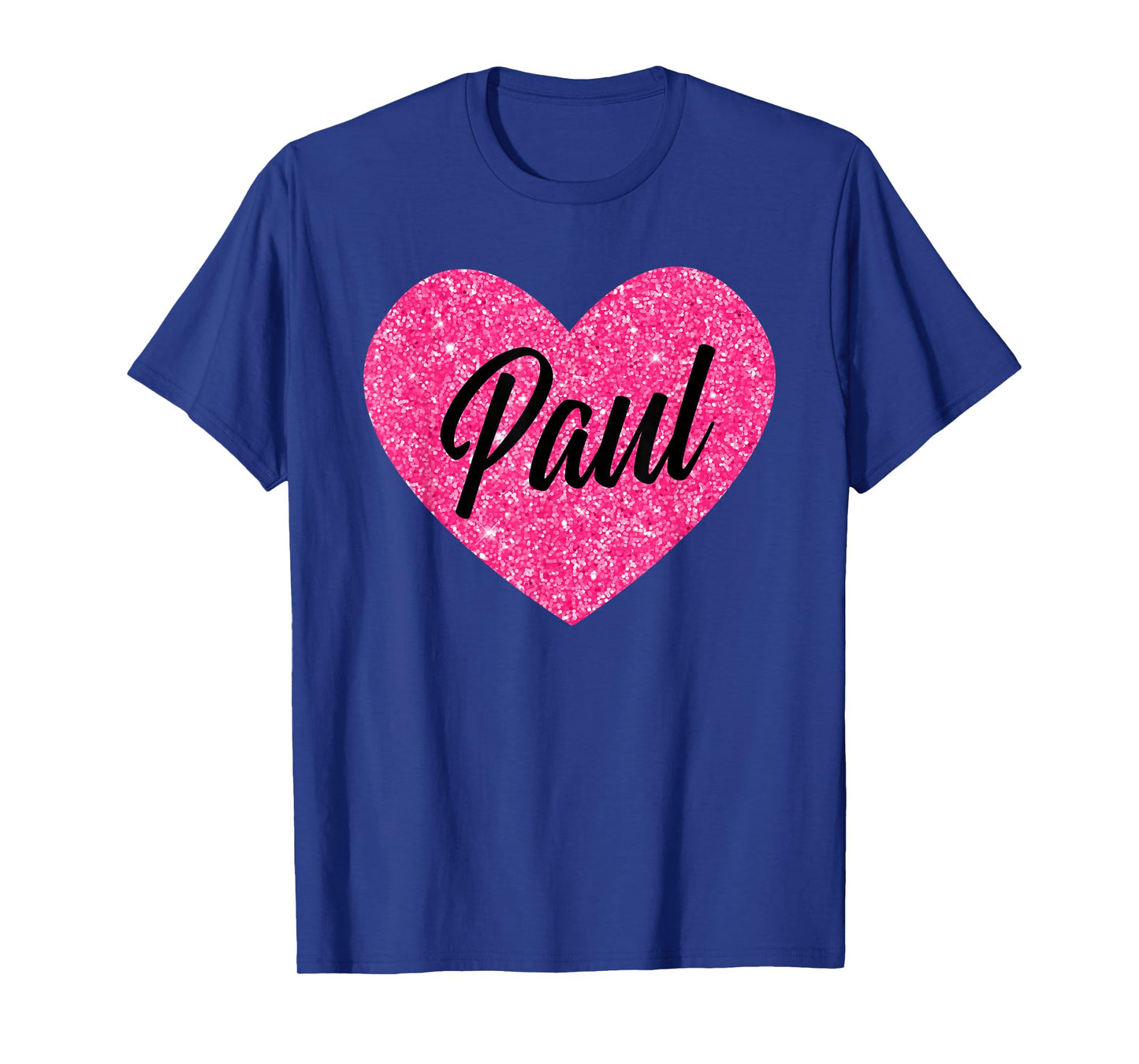 I Love Paul Cute Paul Pink Heart for Valentines Day T-Shirt
