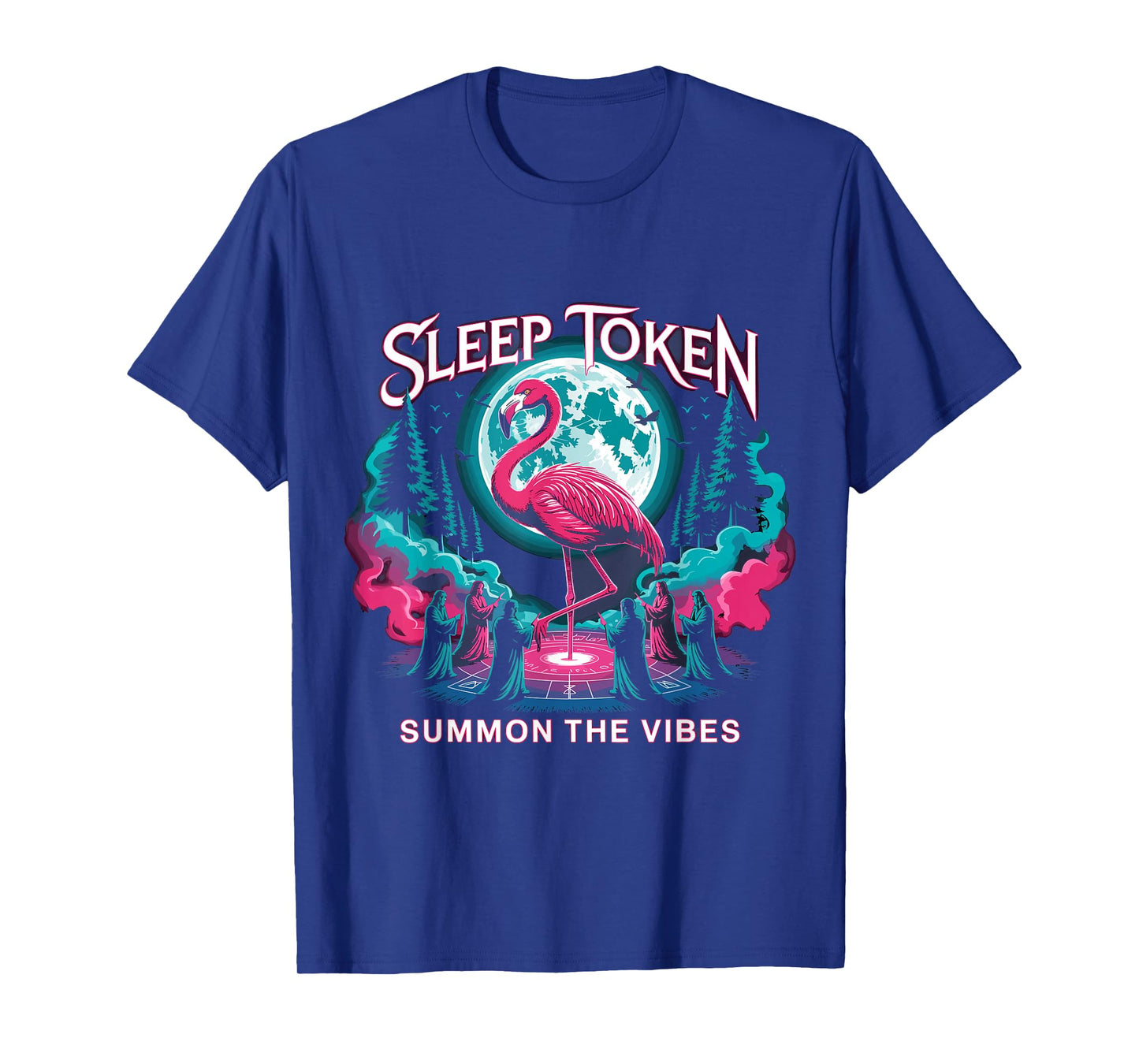 Flamingo Ritual Sleep Token Aesthetic Moon Vibe T-Shirt