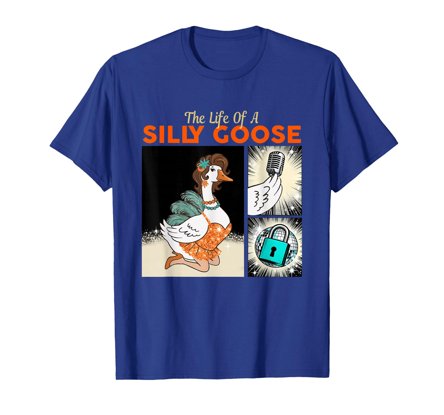 Funny Goose Meme Show Girl Tee The Life of a Silly Goose T-Shirt