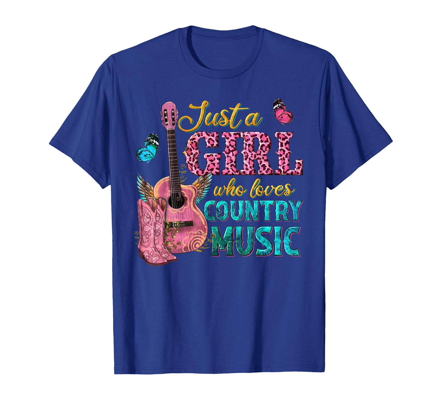 Just A Girl Who Loves Country Music T-Shirt